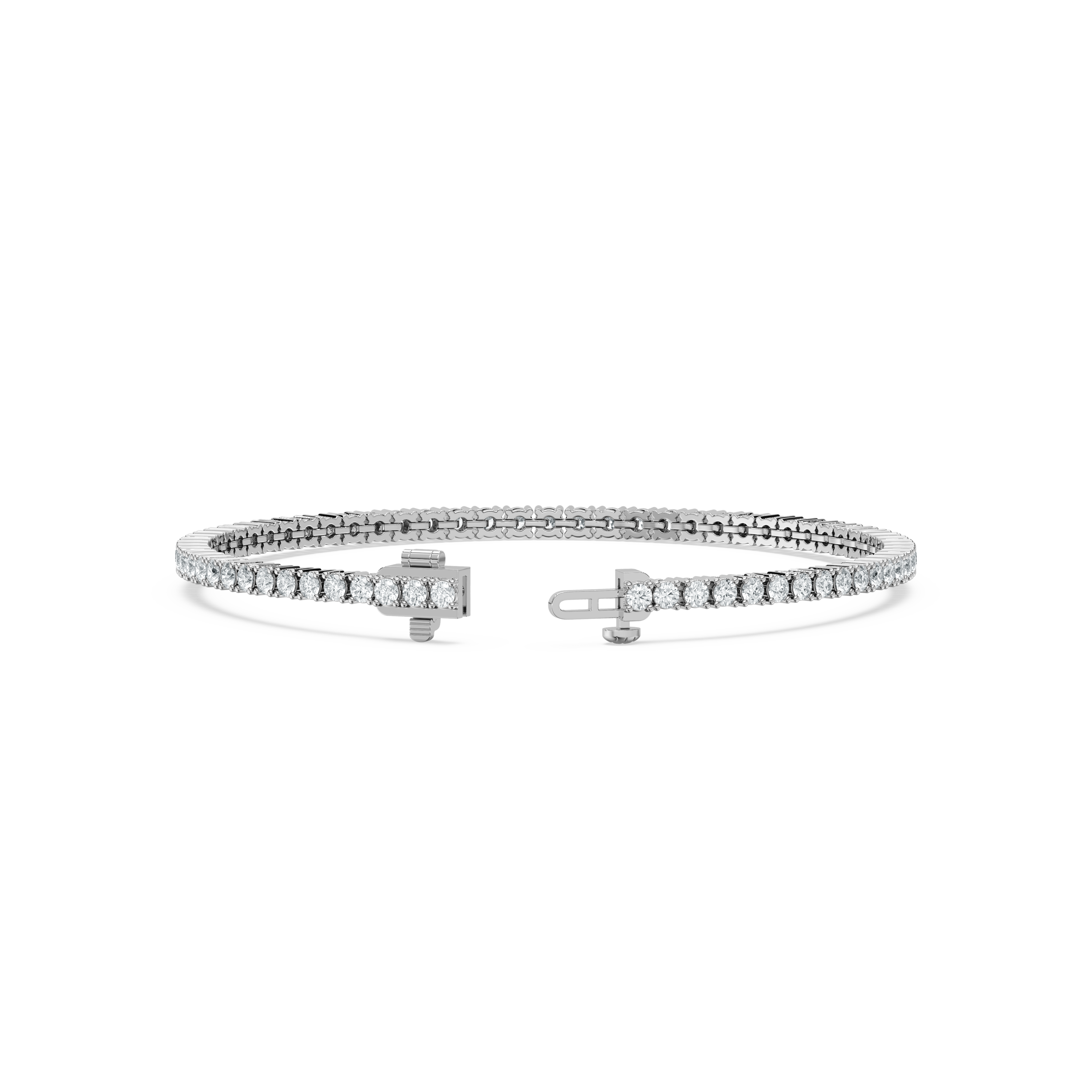 9.50 Carat Round Lab Diamond Tennis Bracelet