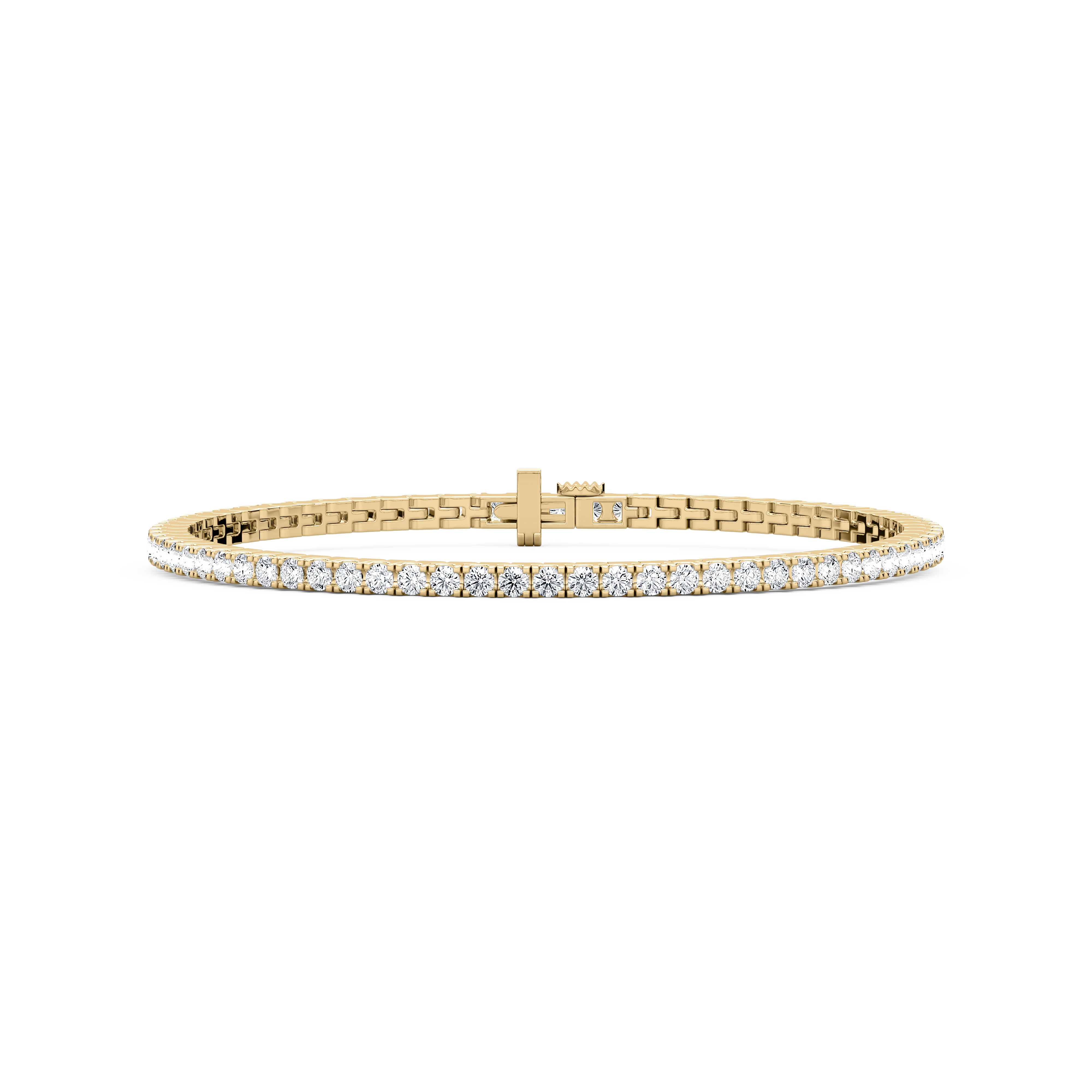 Round Cut Diamond Tennis Bracelet