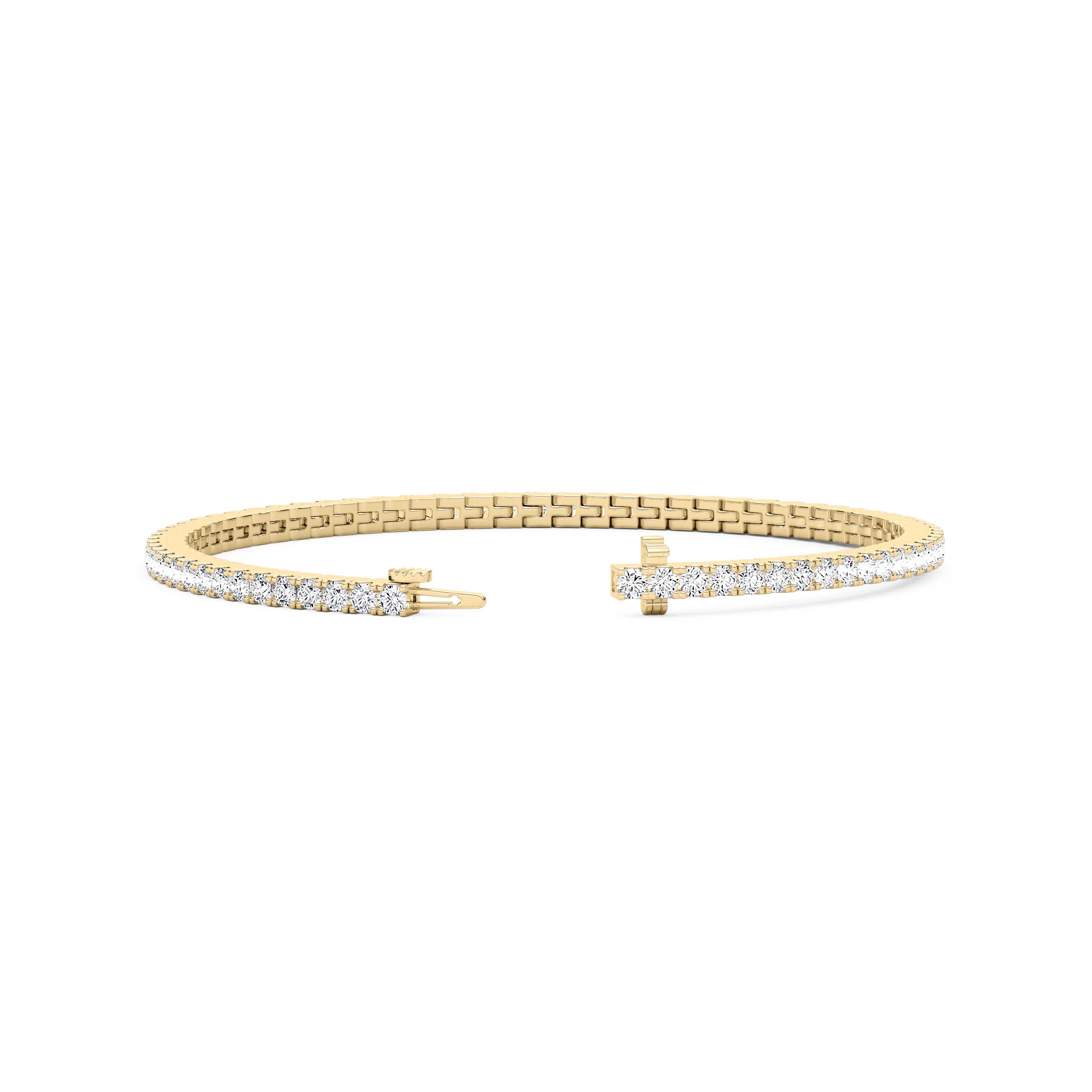 Round Cut Diamond Tennis Bracelet