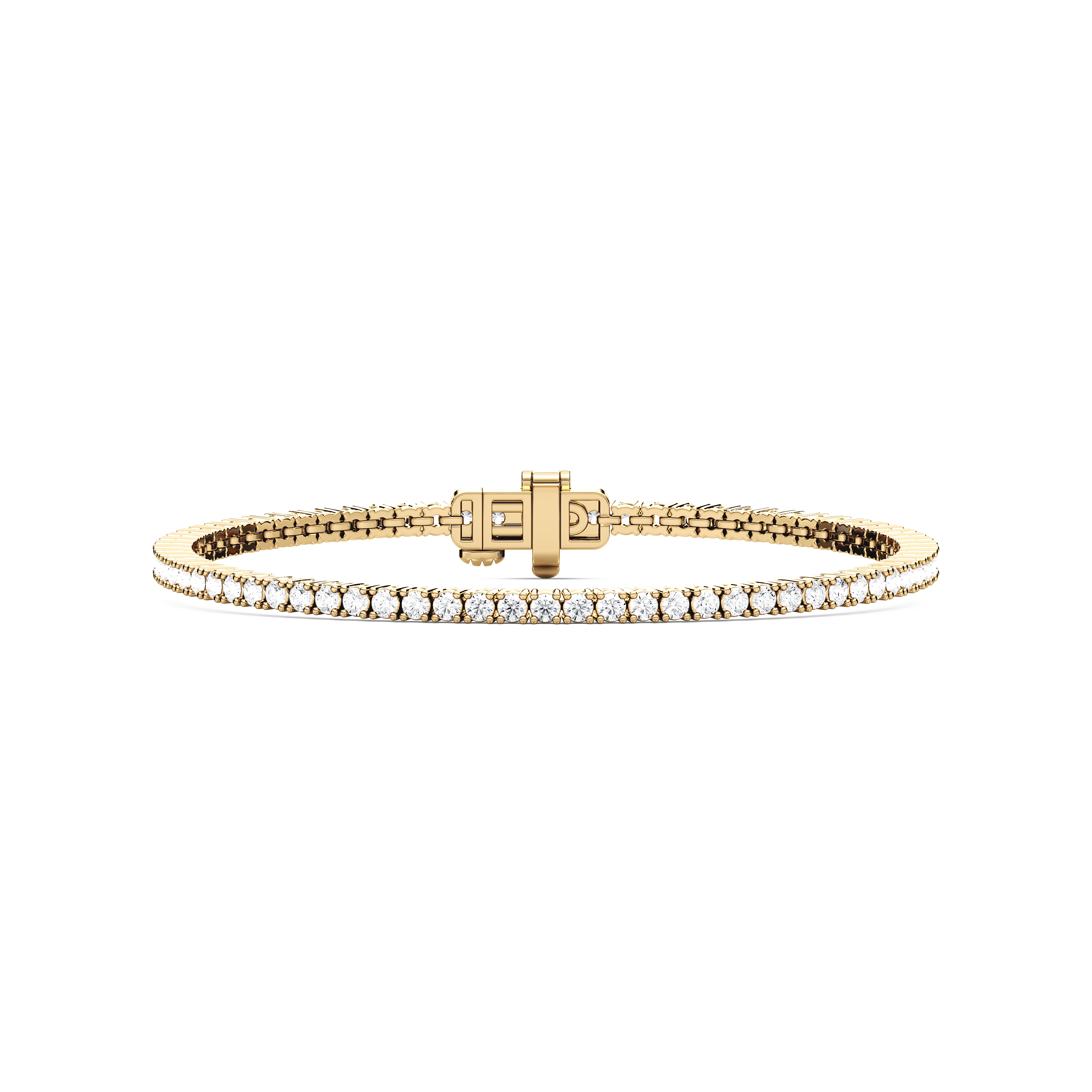 3 Carat Round Diamond sleek Tennis Bracelet