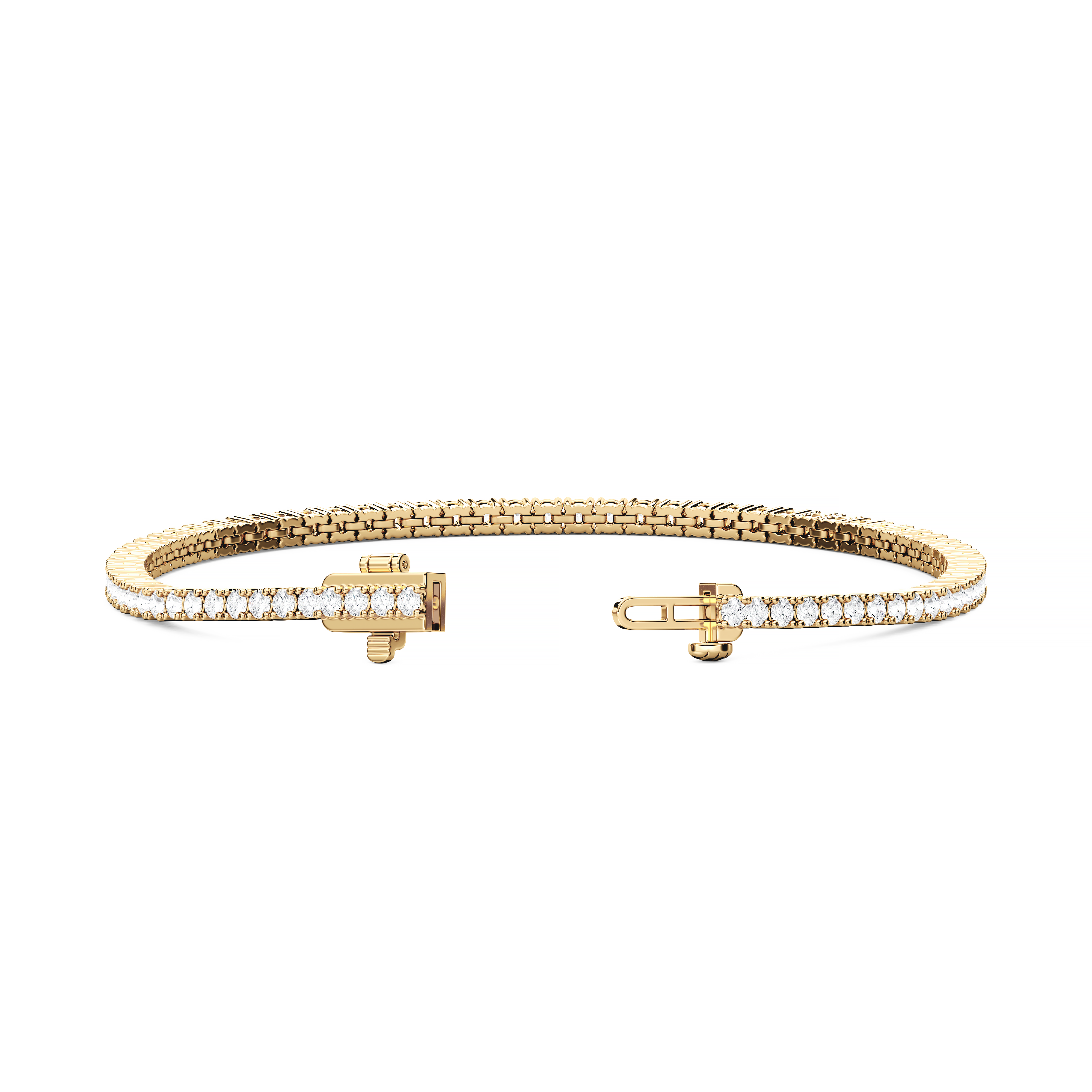 3 Carat Round Diamond sleek Tennis Bracelet