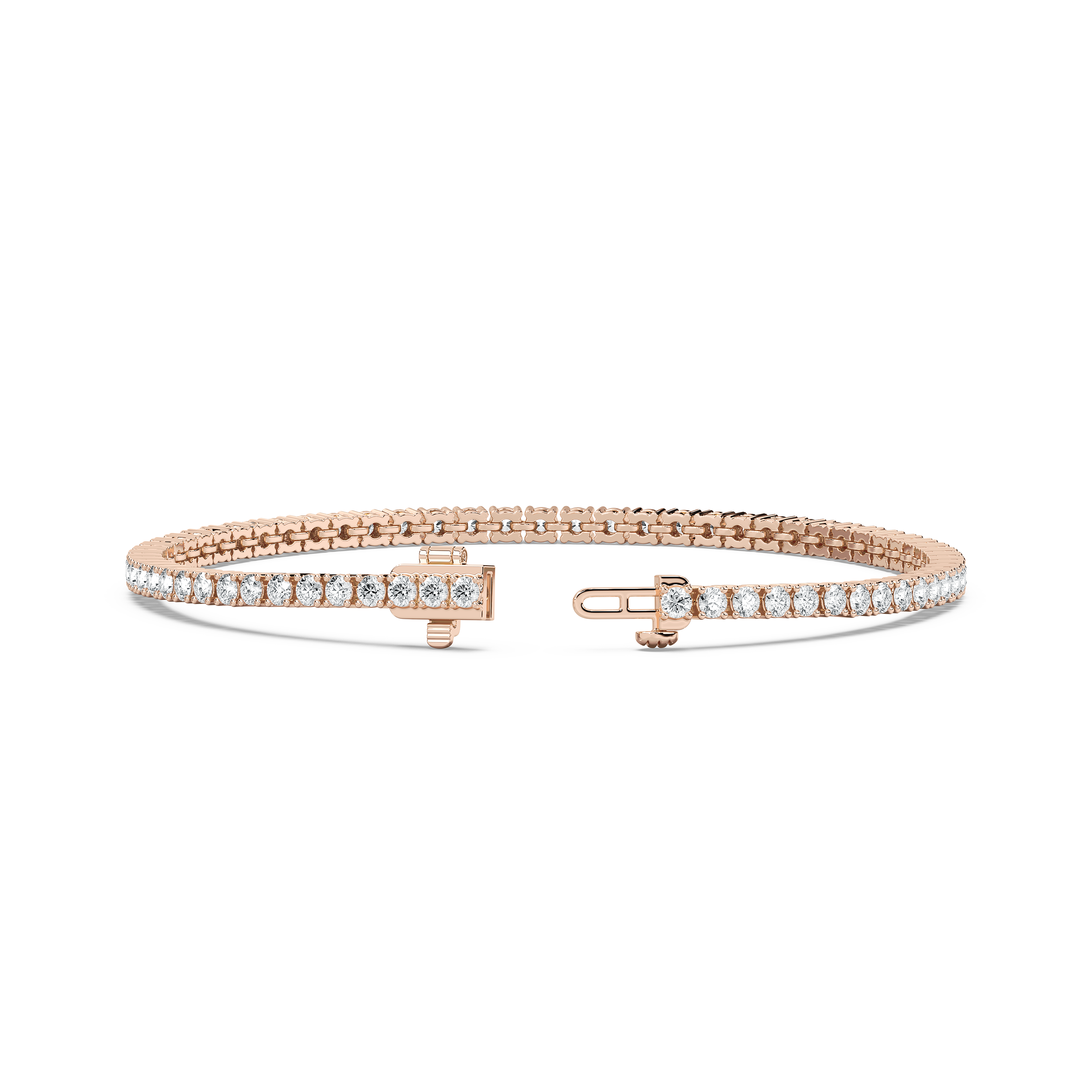 4 Carat Round Diamond Fortuna Tennis Bracelet