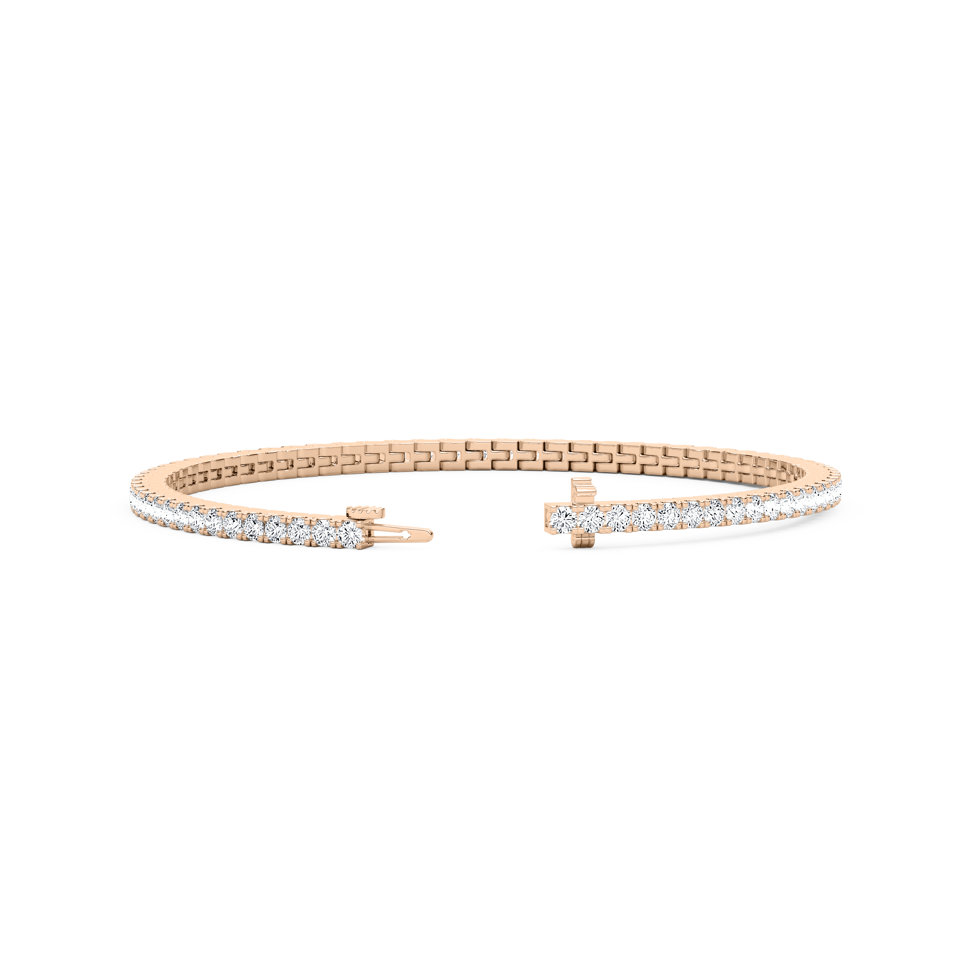 4 CTW Round Diamond Tennis Bracelet
