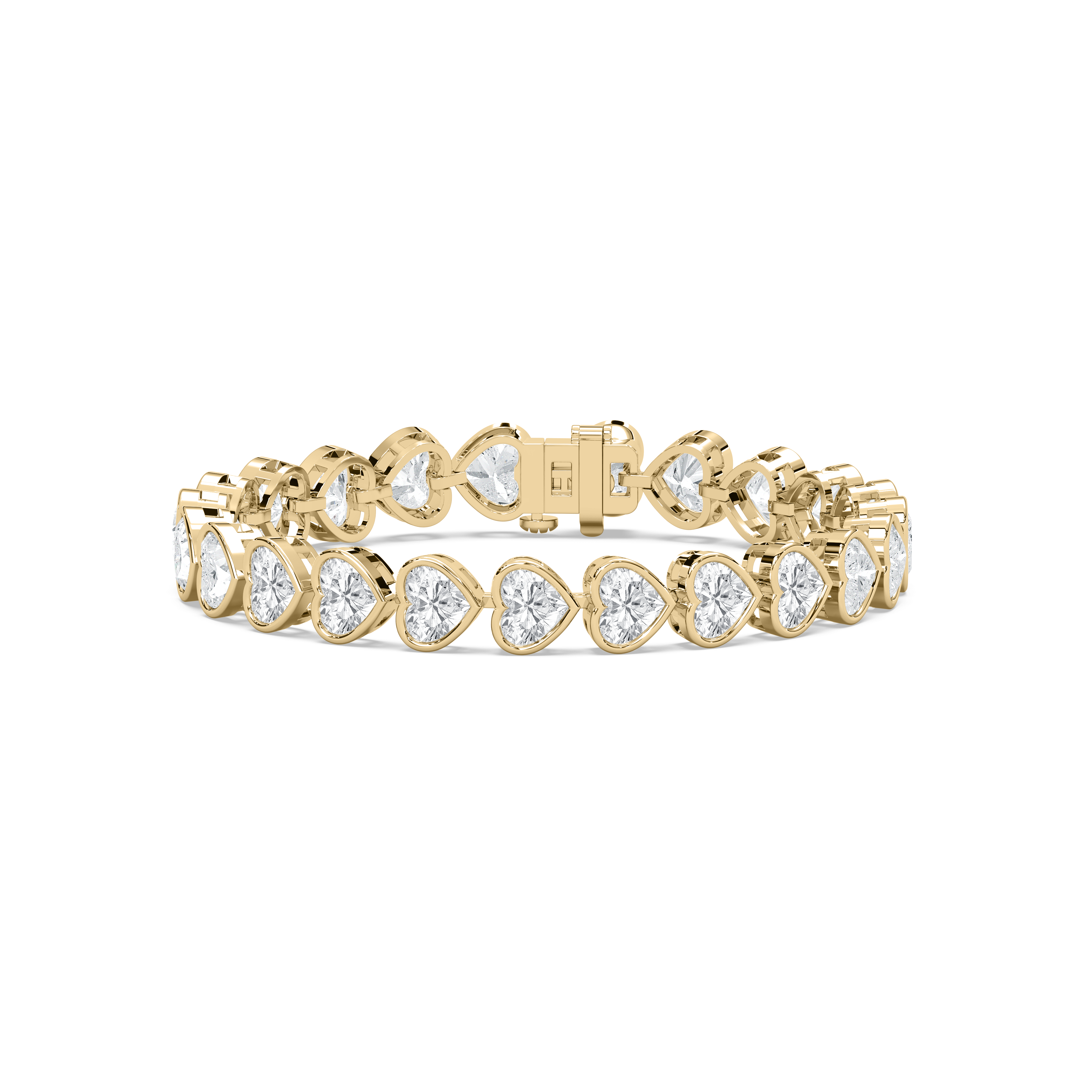 23 Carat Heart Diamonds Amodini Tennis Bracelet