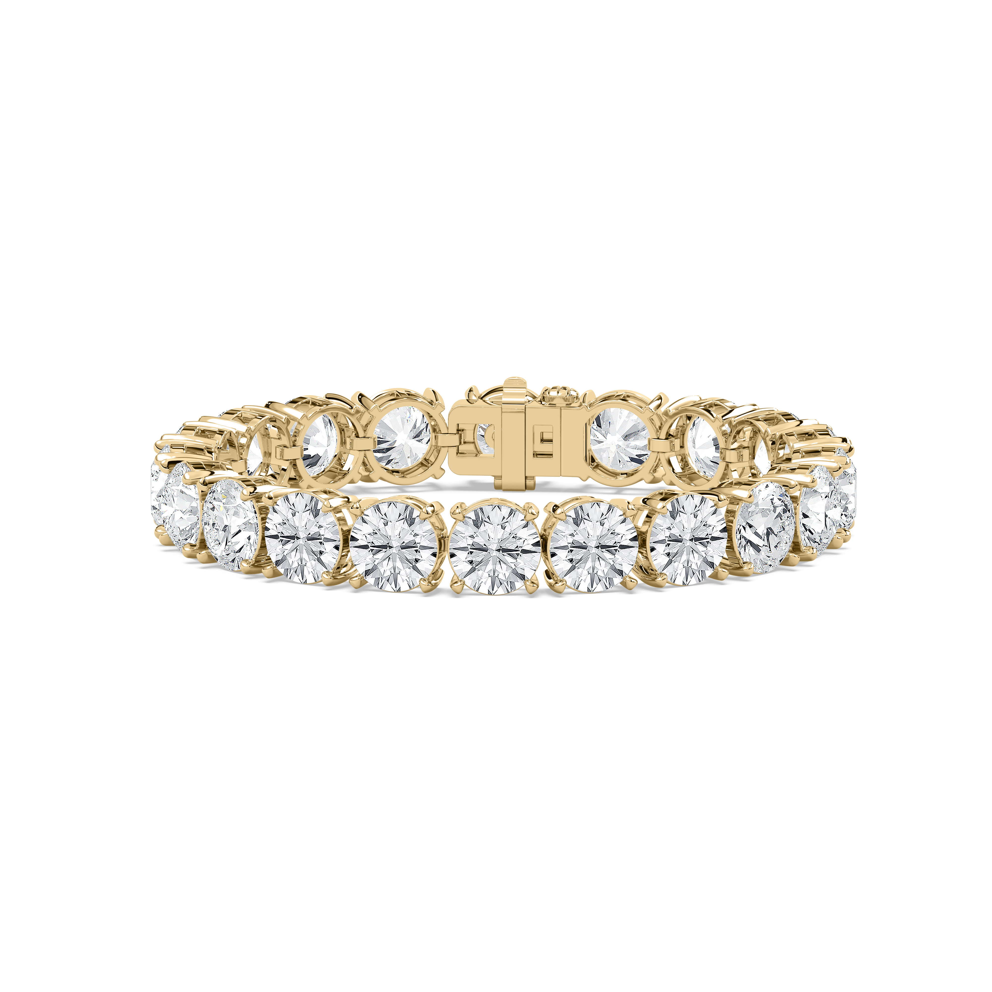 40 Carat Round Diamonds Oralee Tennis Bracelet 