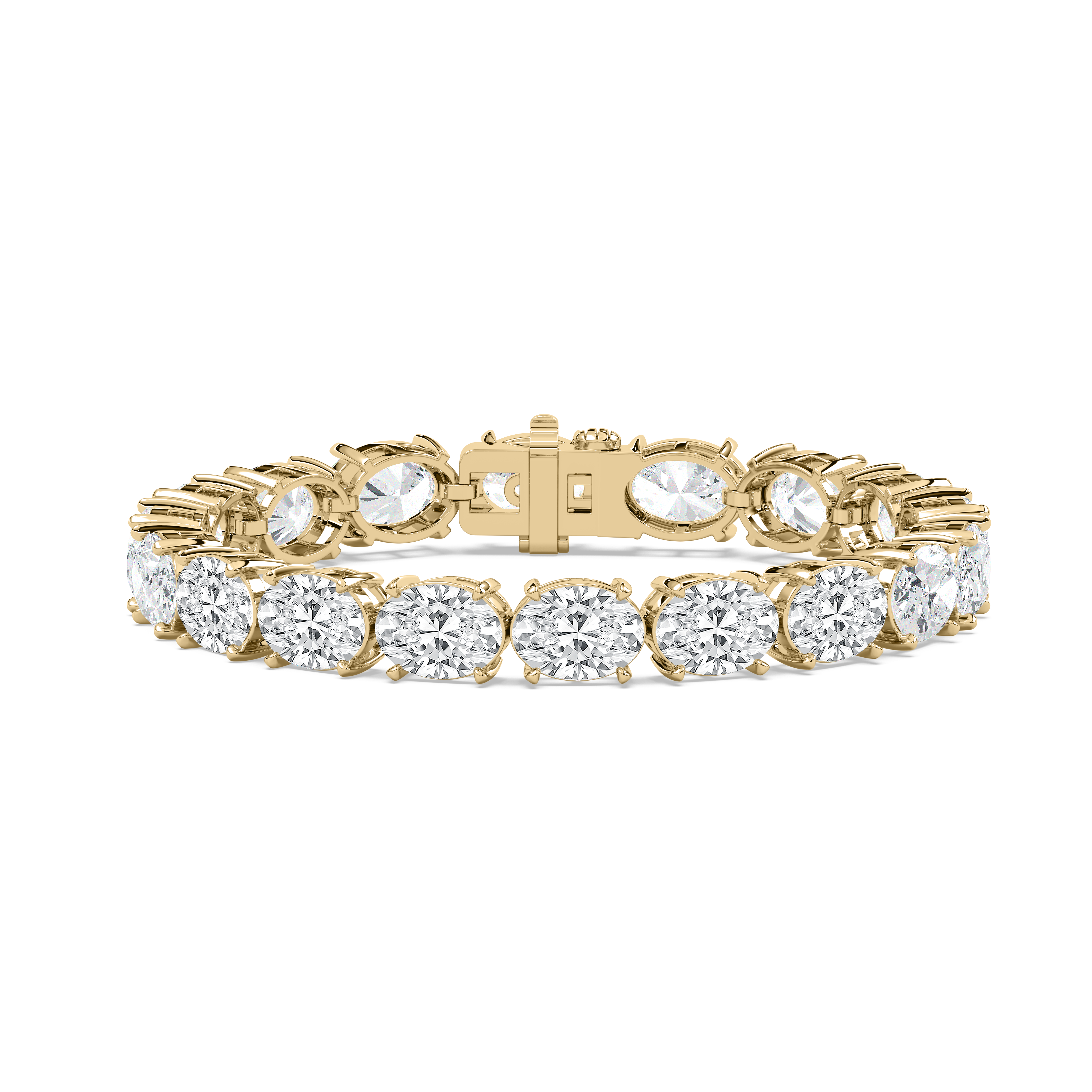 34 Carat Oval Diamonds Panacia Tennis Bracelet
