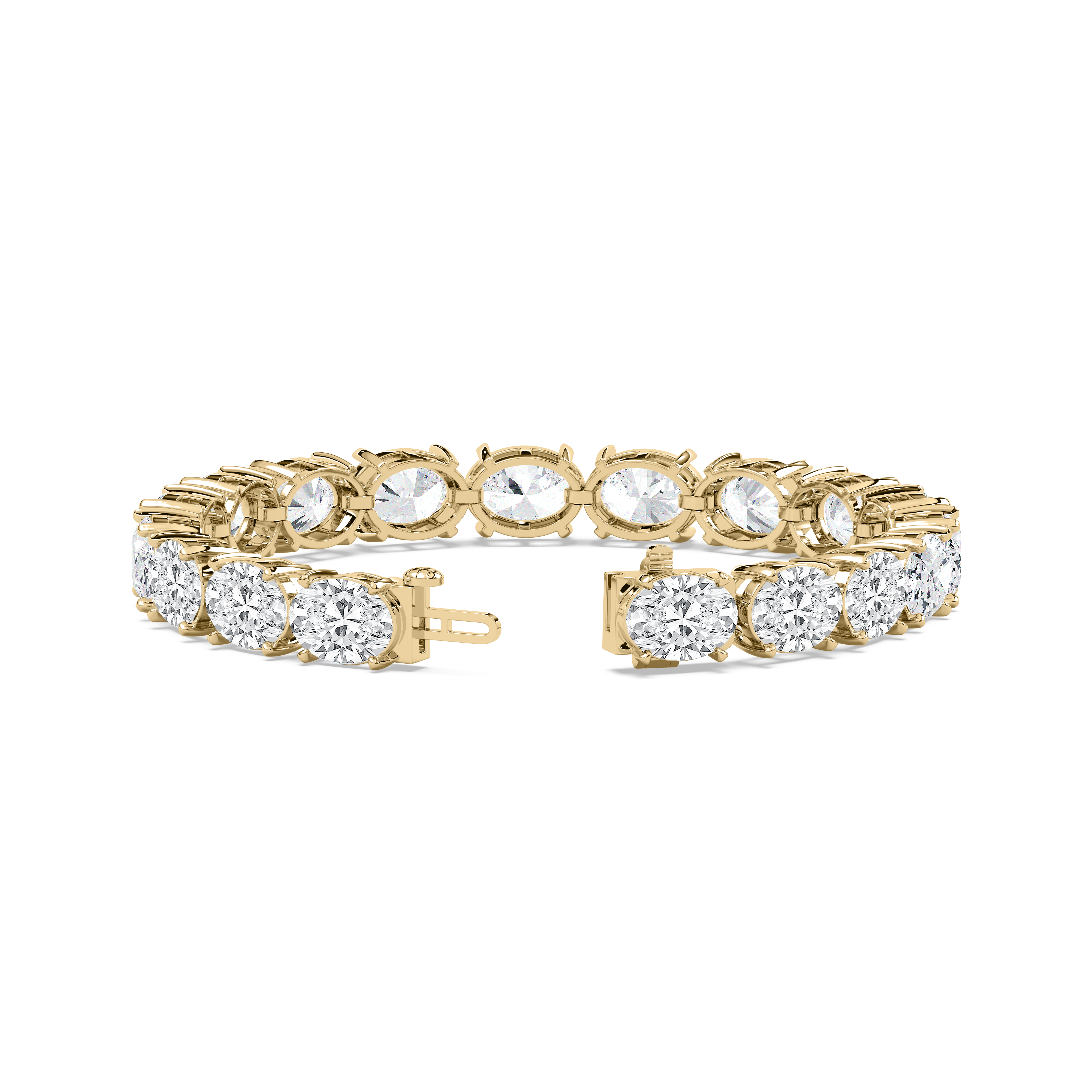 34 Carat Oval Diamonds Panacia Tennis Bracelet