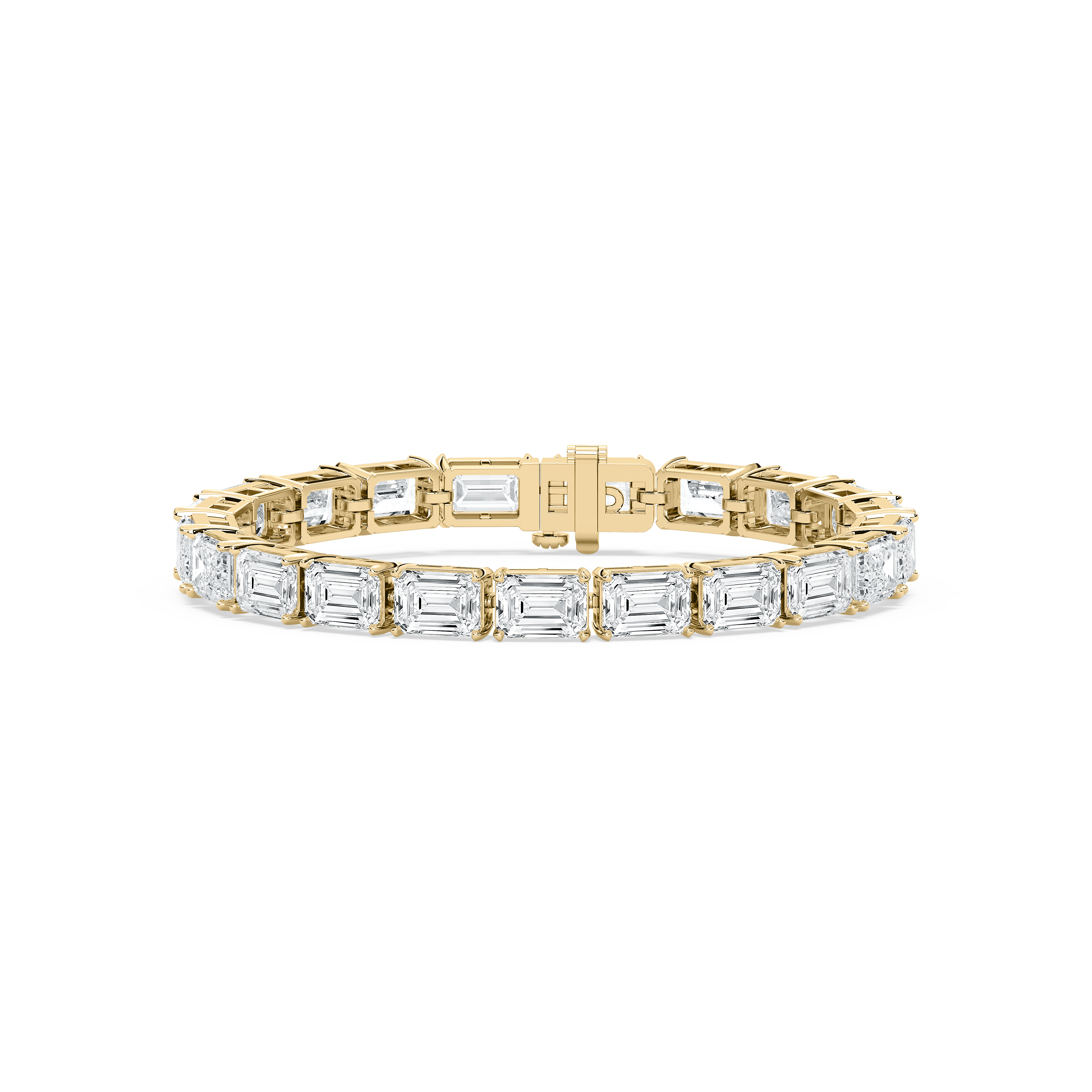 40 Carat Emerald Diamonds Nofia Tennis Bracelet