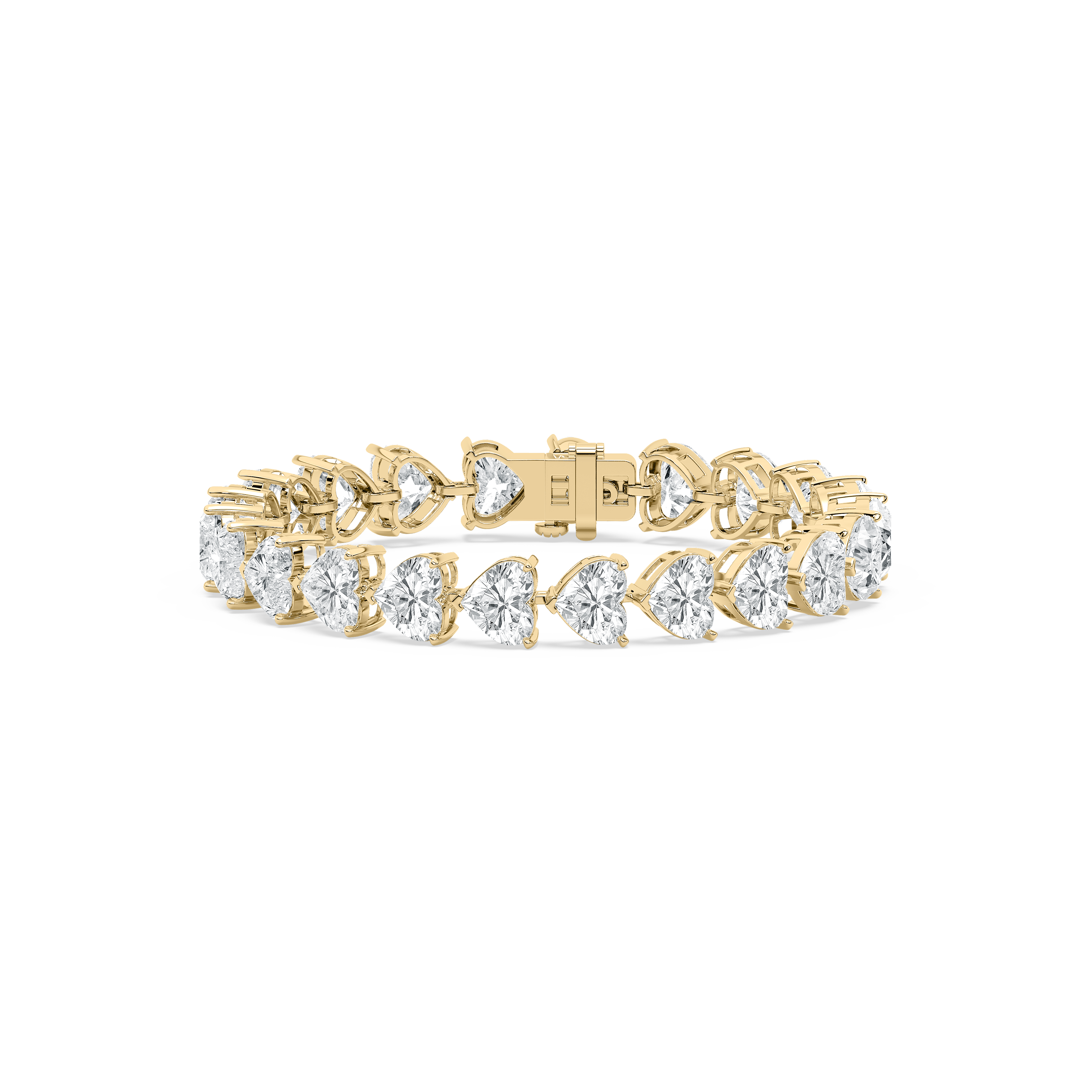 44 Carat Heart Diamonds Mariah Tennis Bracelet