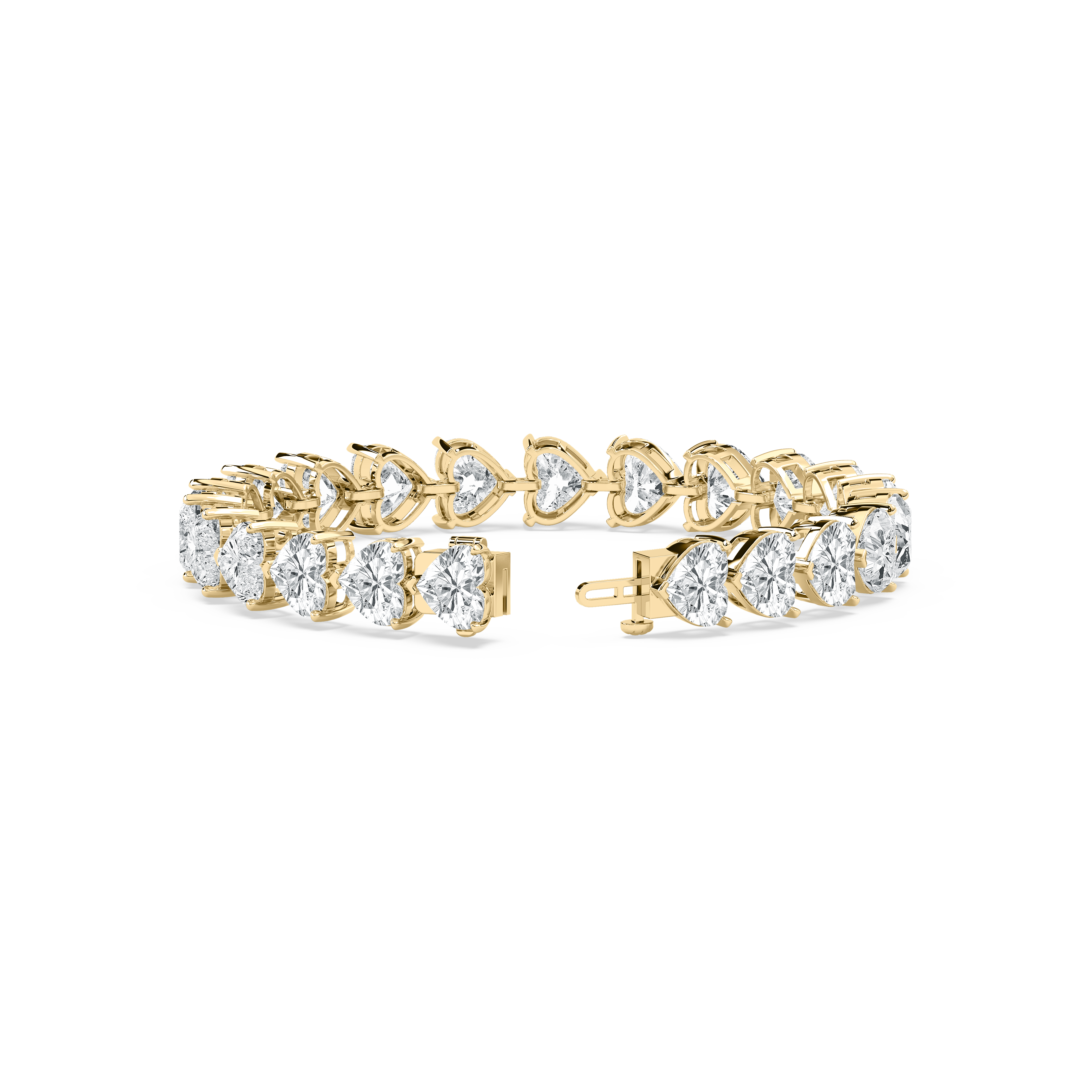 44 Carat Heart Diamonds Mariah Tennis Bracelet