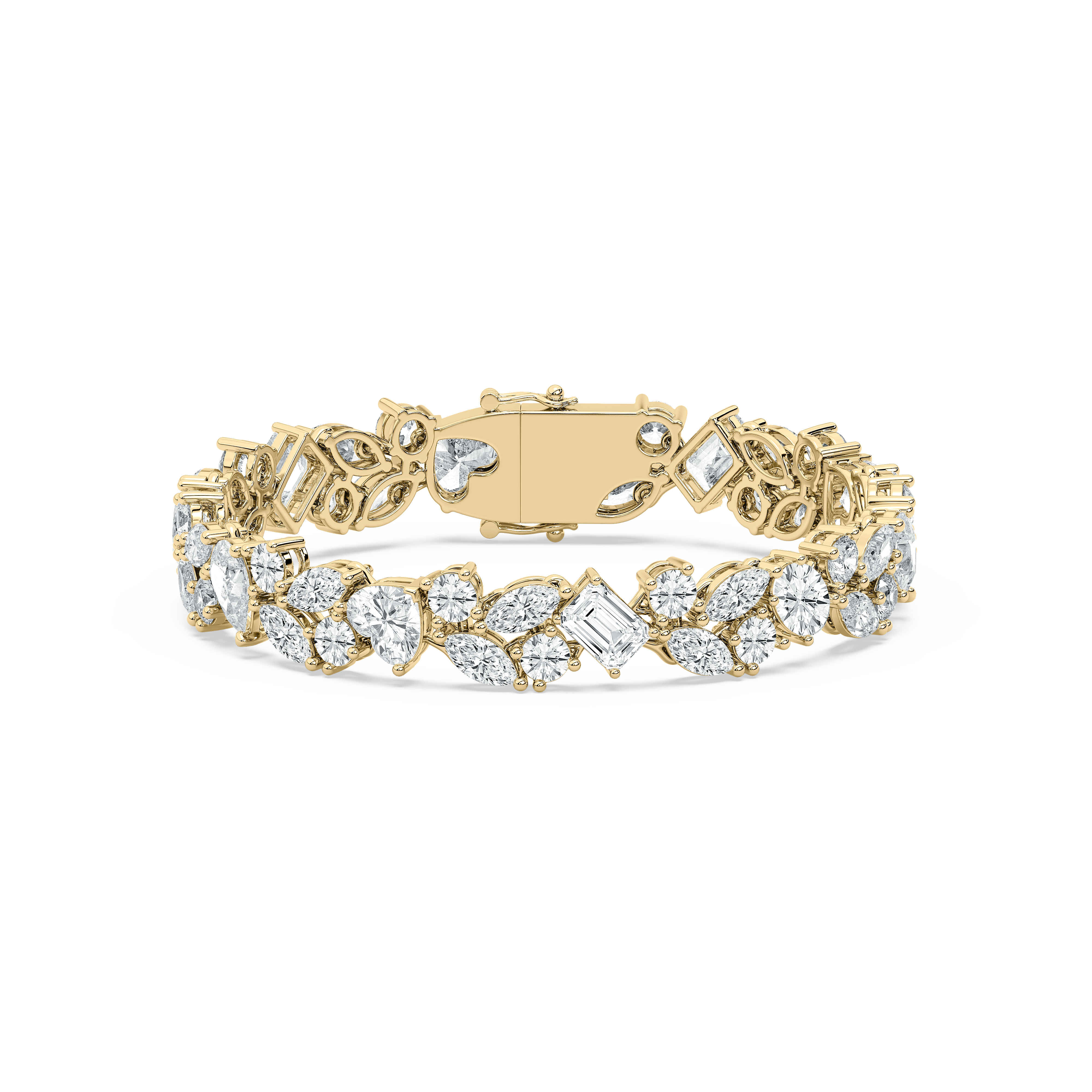 21 Carat Multi Shape Diamonds Zenith Fashion Bracelet
