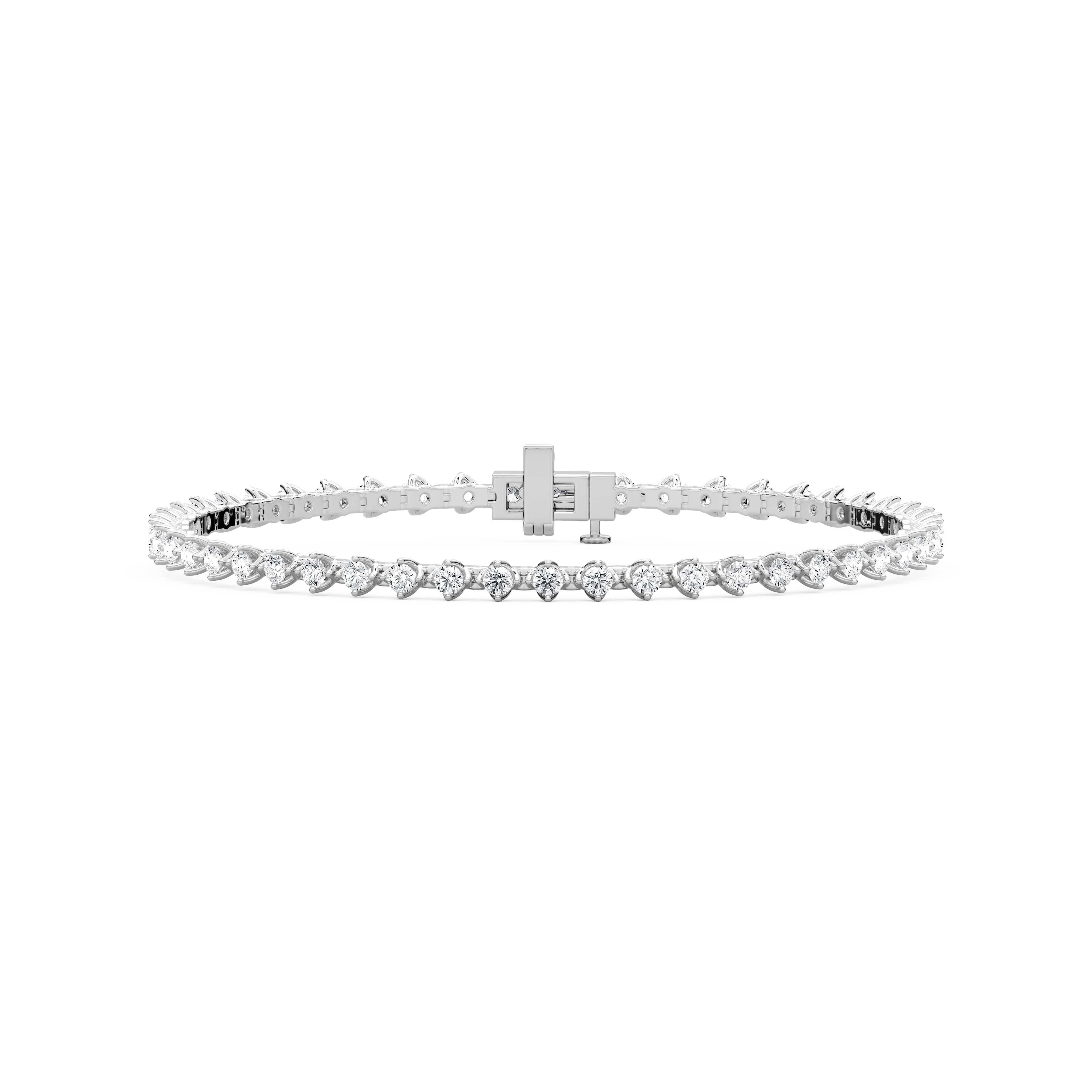 Classic Round Diamond Tennis Bracelet