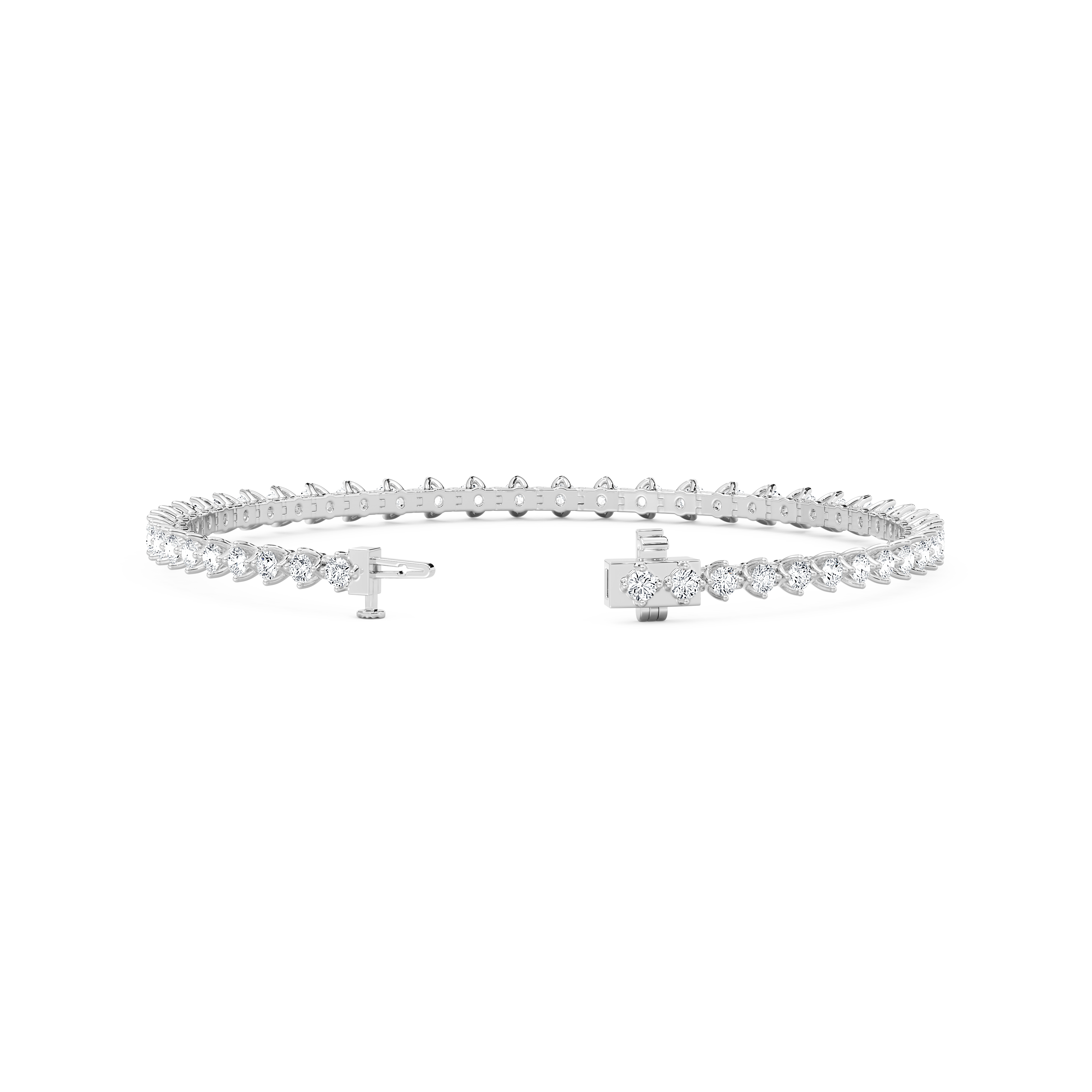 Classic Round Diamond Tennis Bracelet
