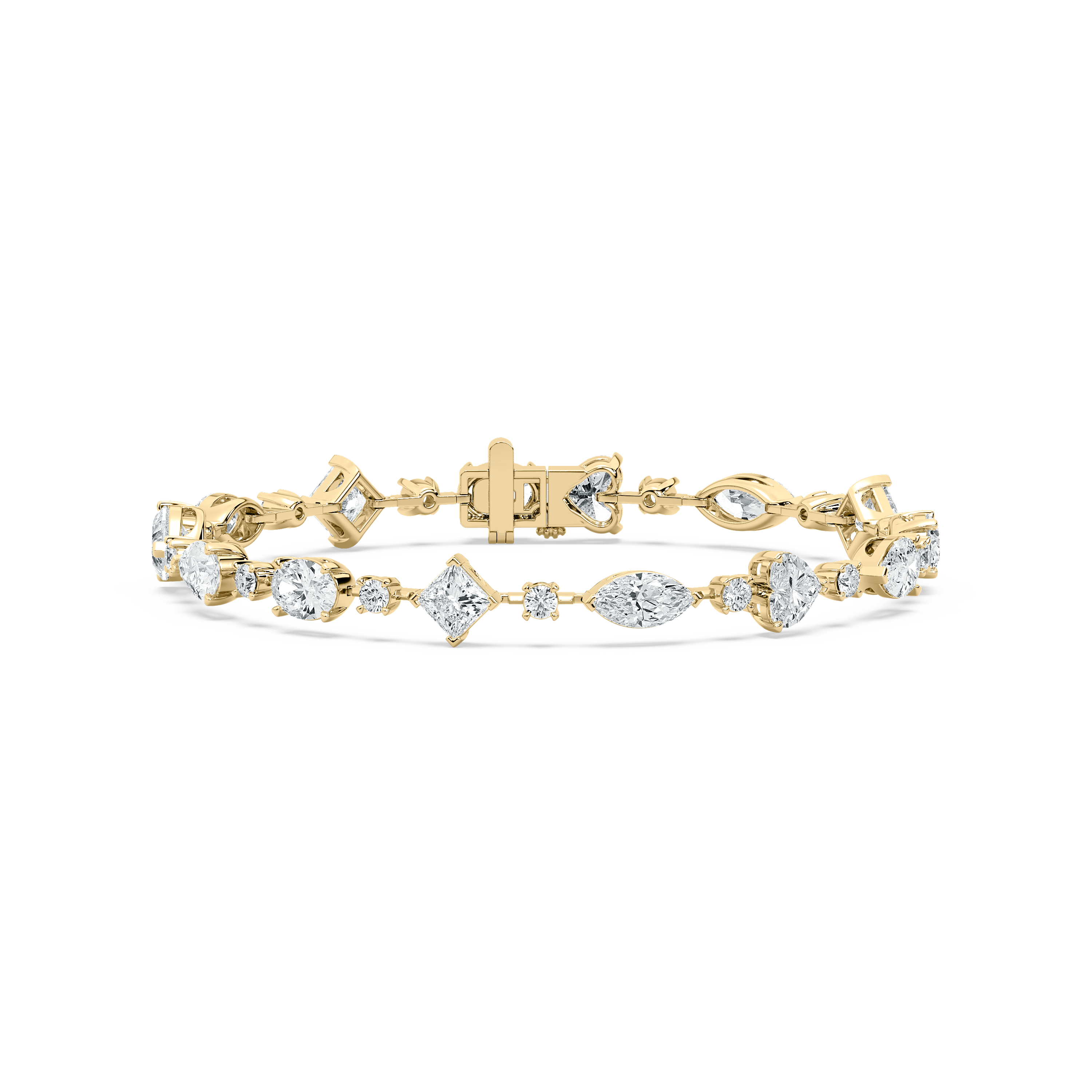 11.50 Carat Multi Shape Diamond Triumphant Fashion Bracelet