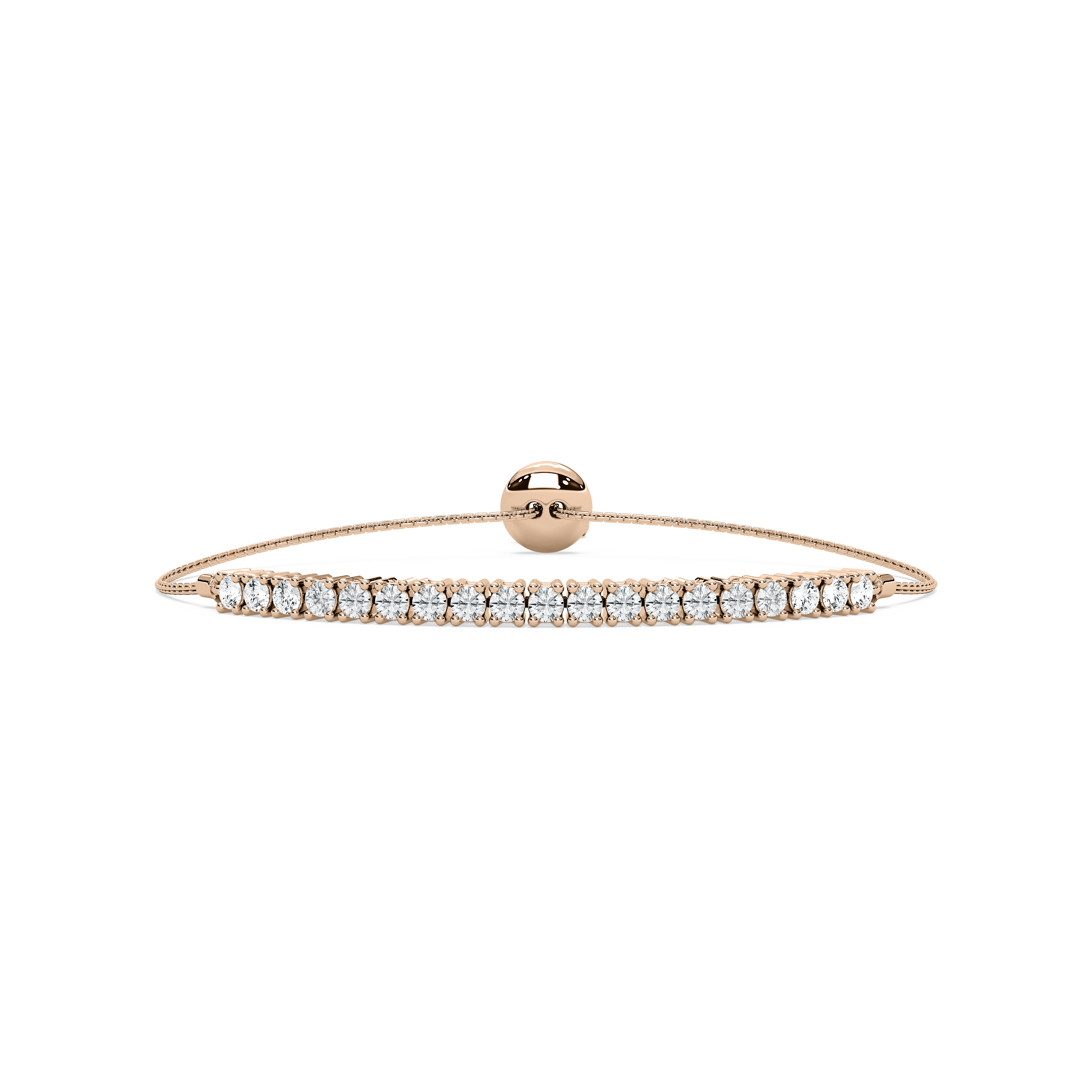 1 Carat Round Diamond Bracelet
