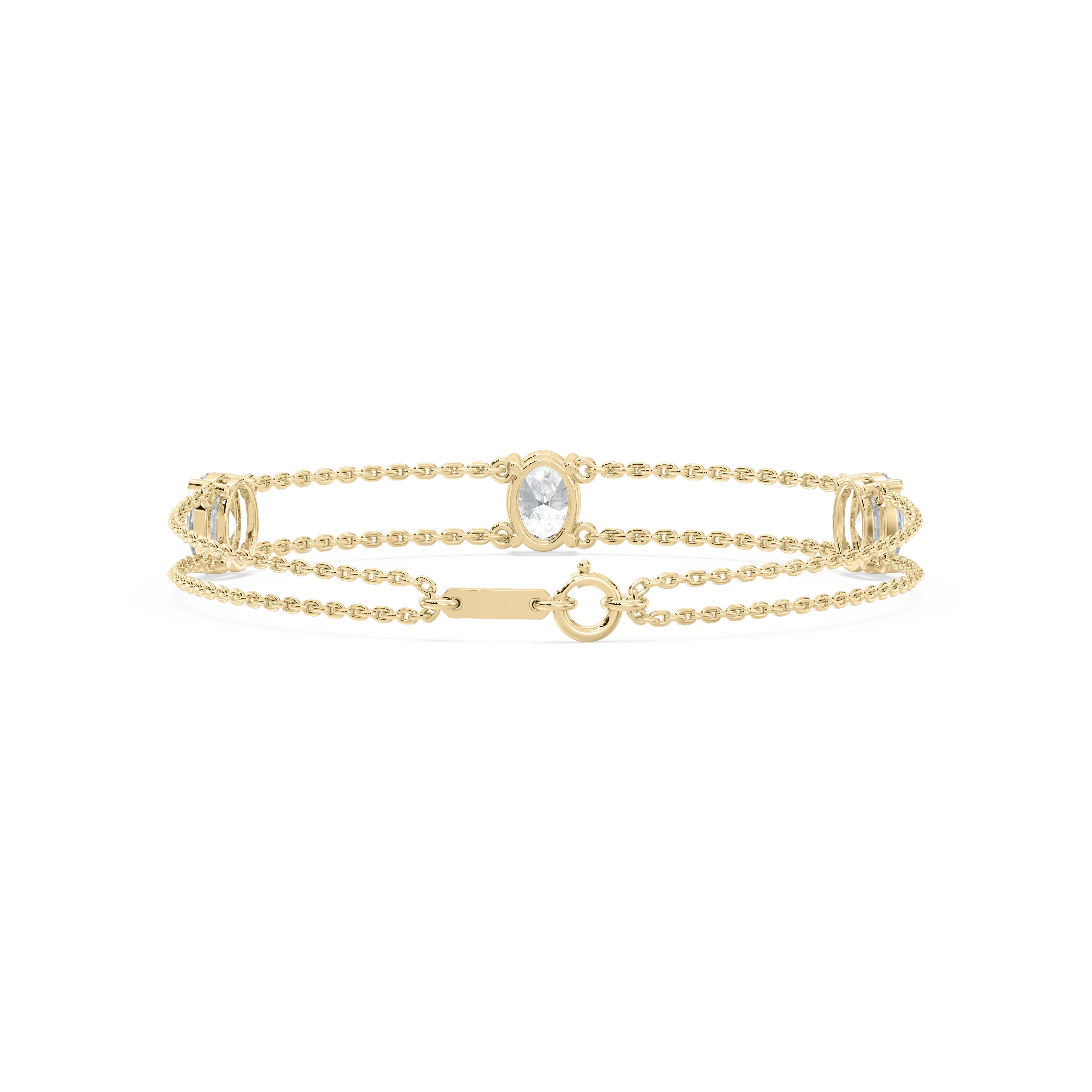 3 Carat Oval Diamond Sicily Fashion Bracelet