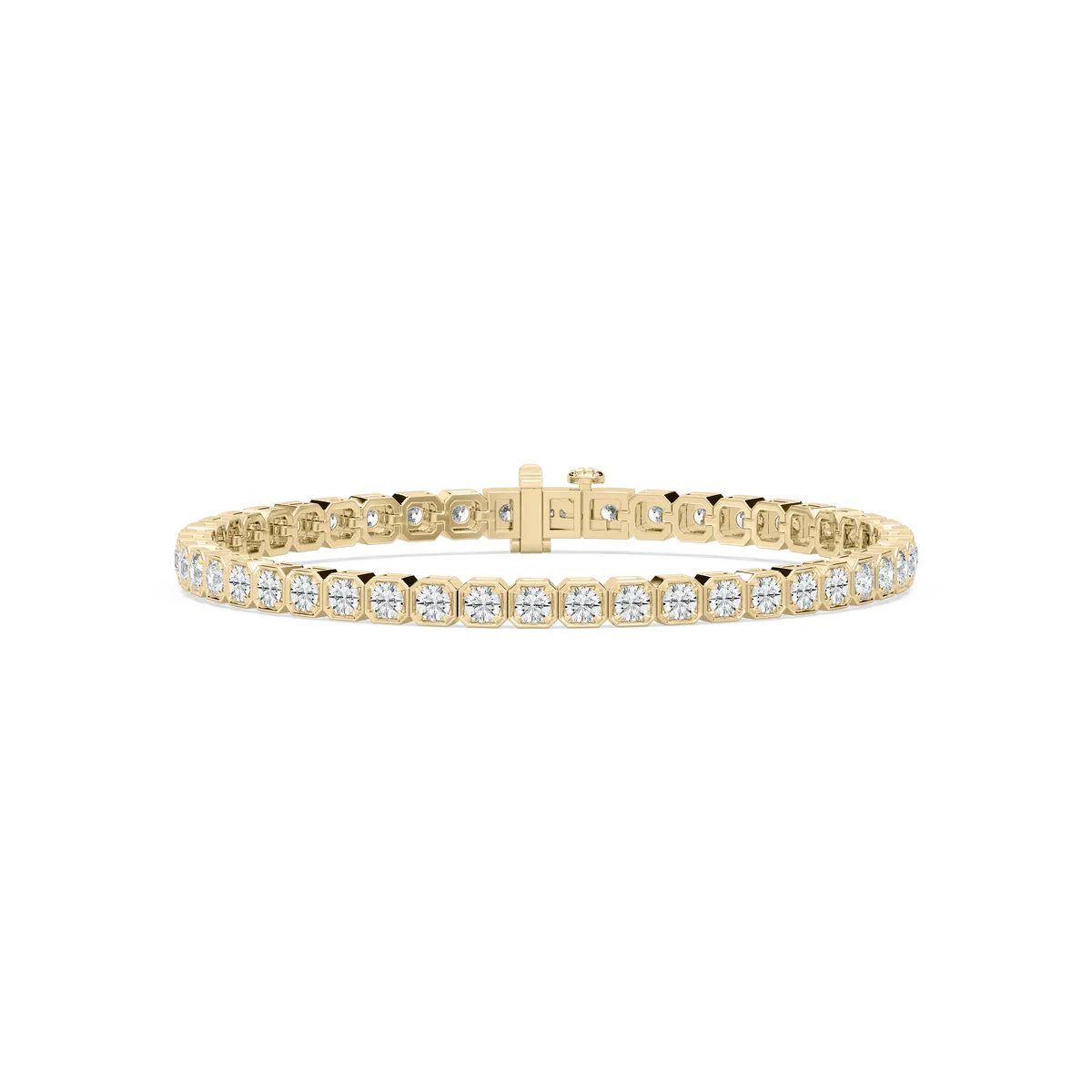 Round Diamond Wely Tennis Bracelet