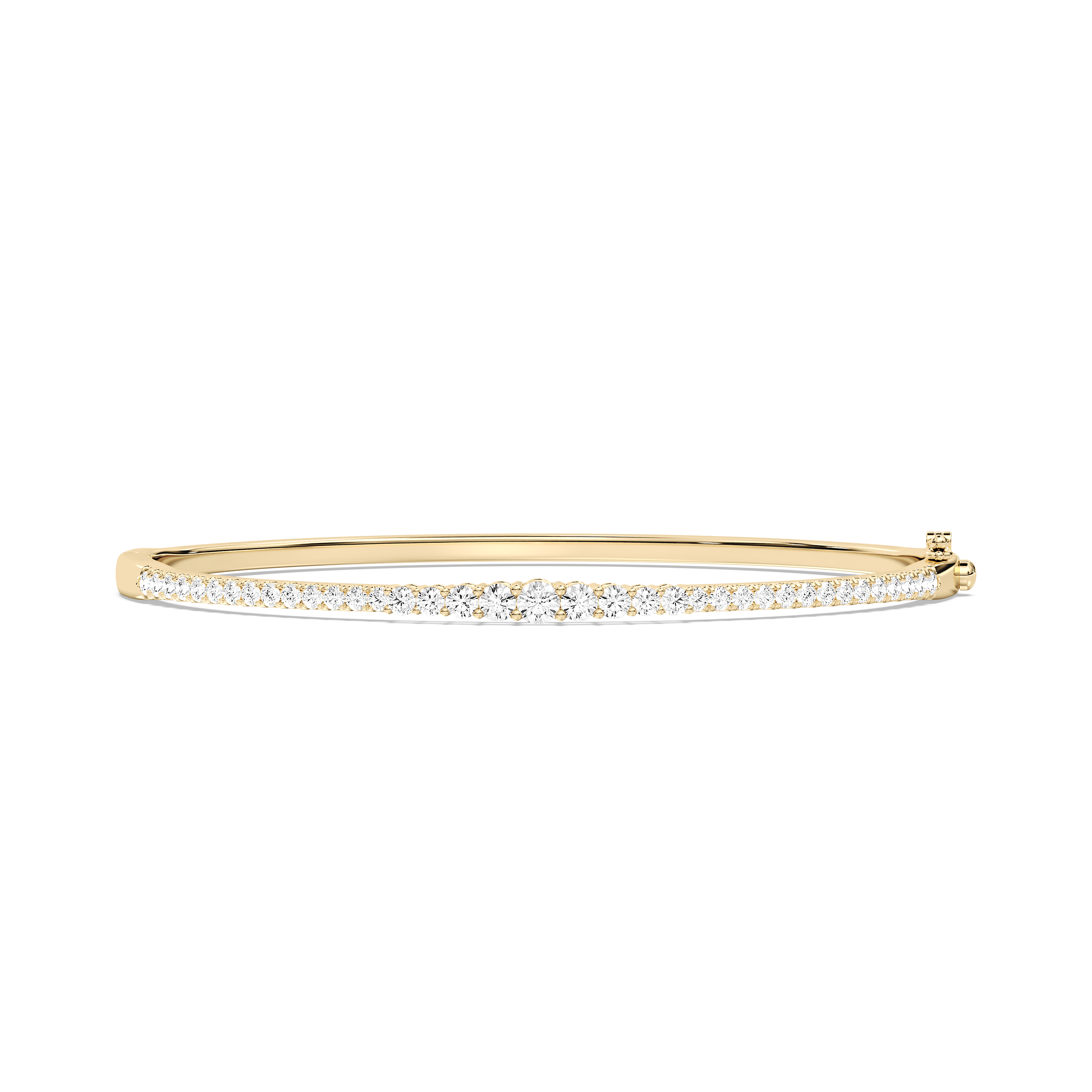 1 Carat Round Dimaond Folina Bangle Bracelet