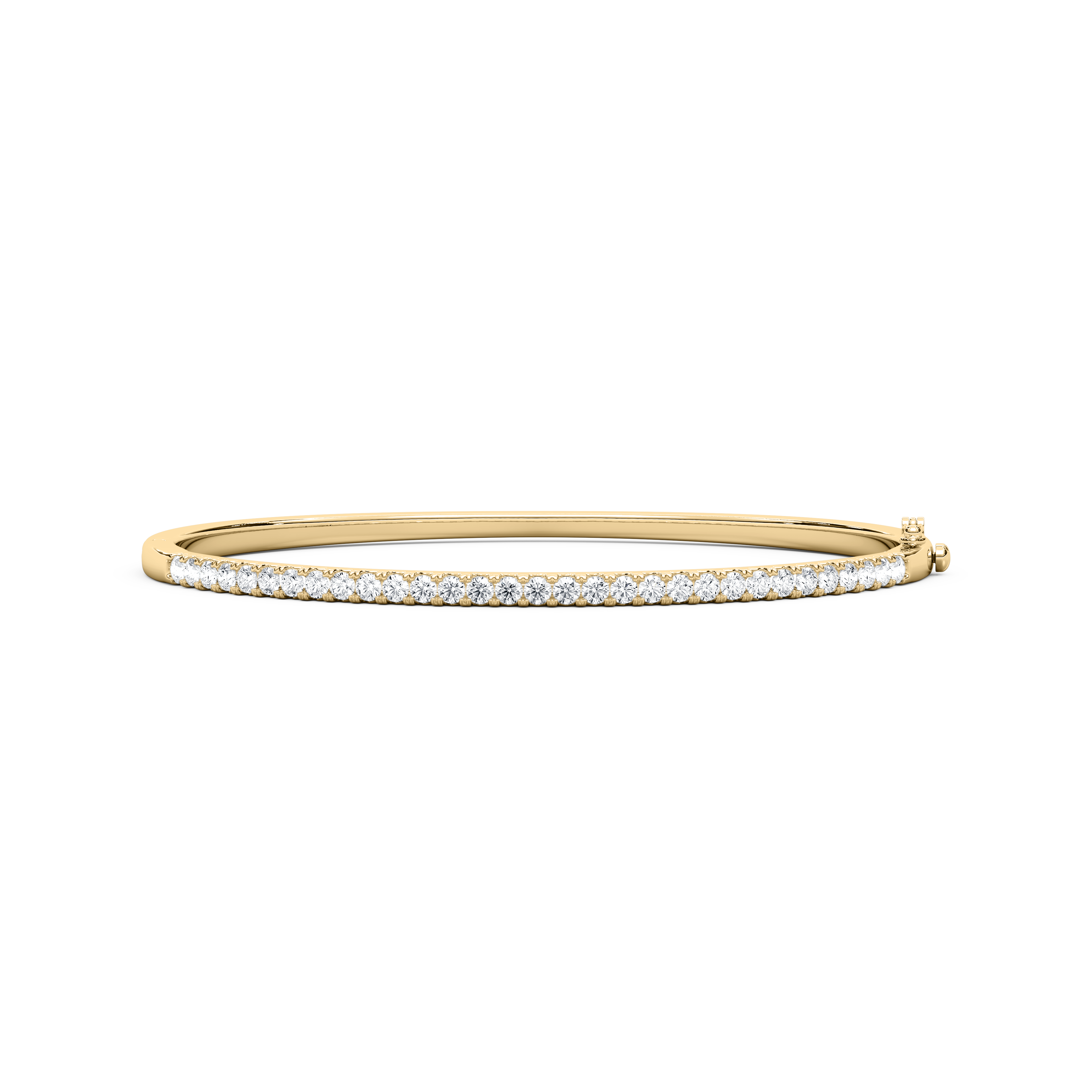 1.50 Carat Round Diamond Bangle Bracelet