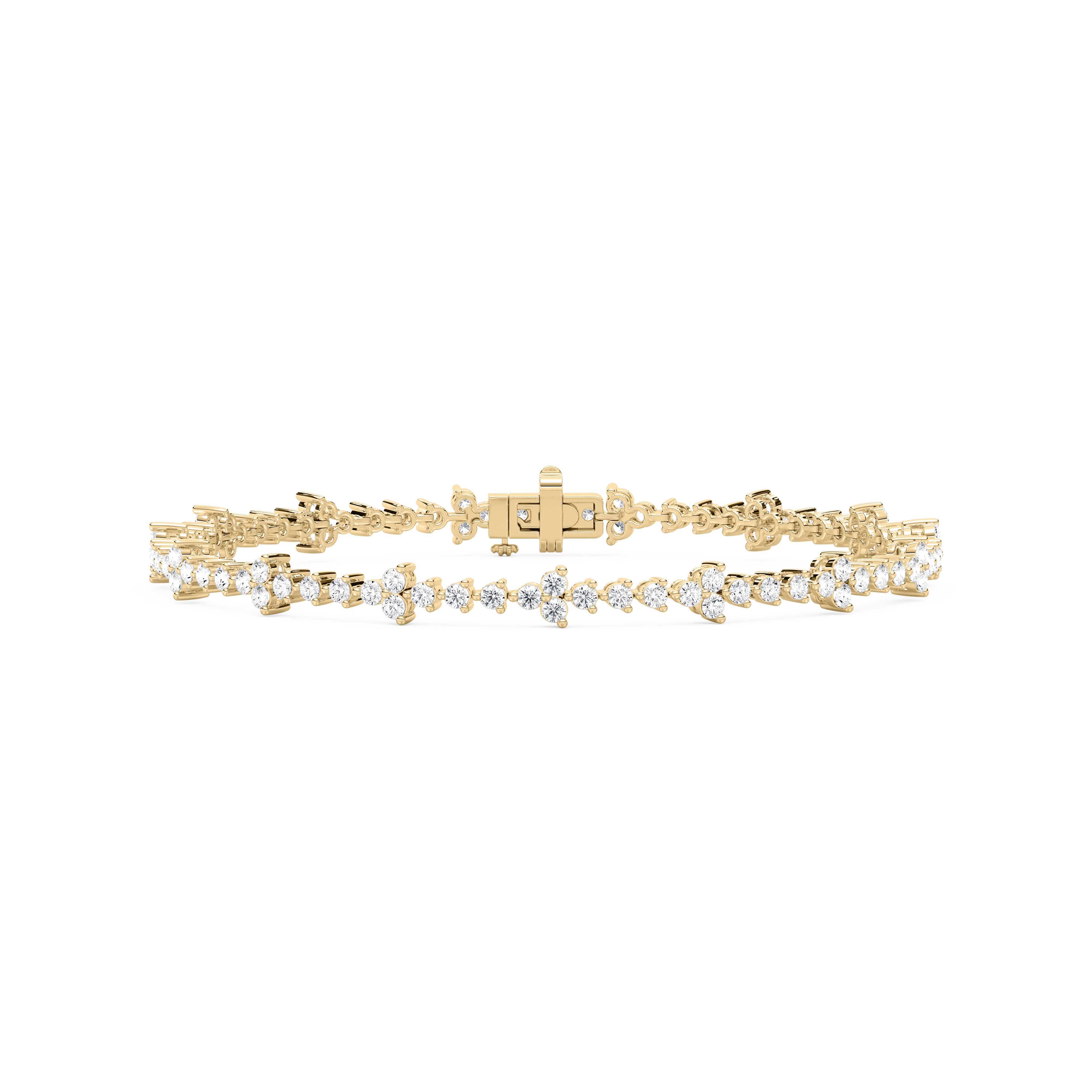Round Diamond Aahna Classic Tennis Bracelet