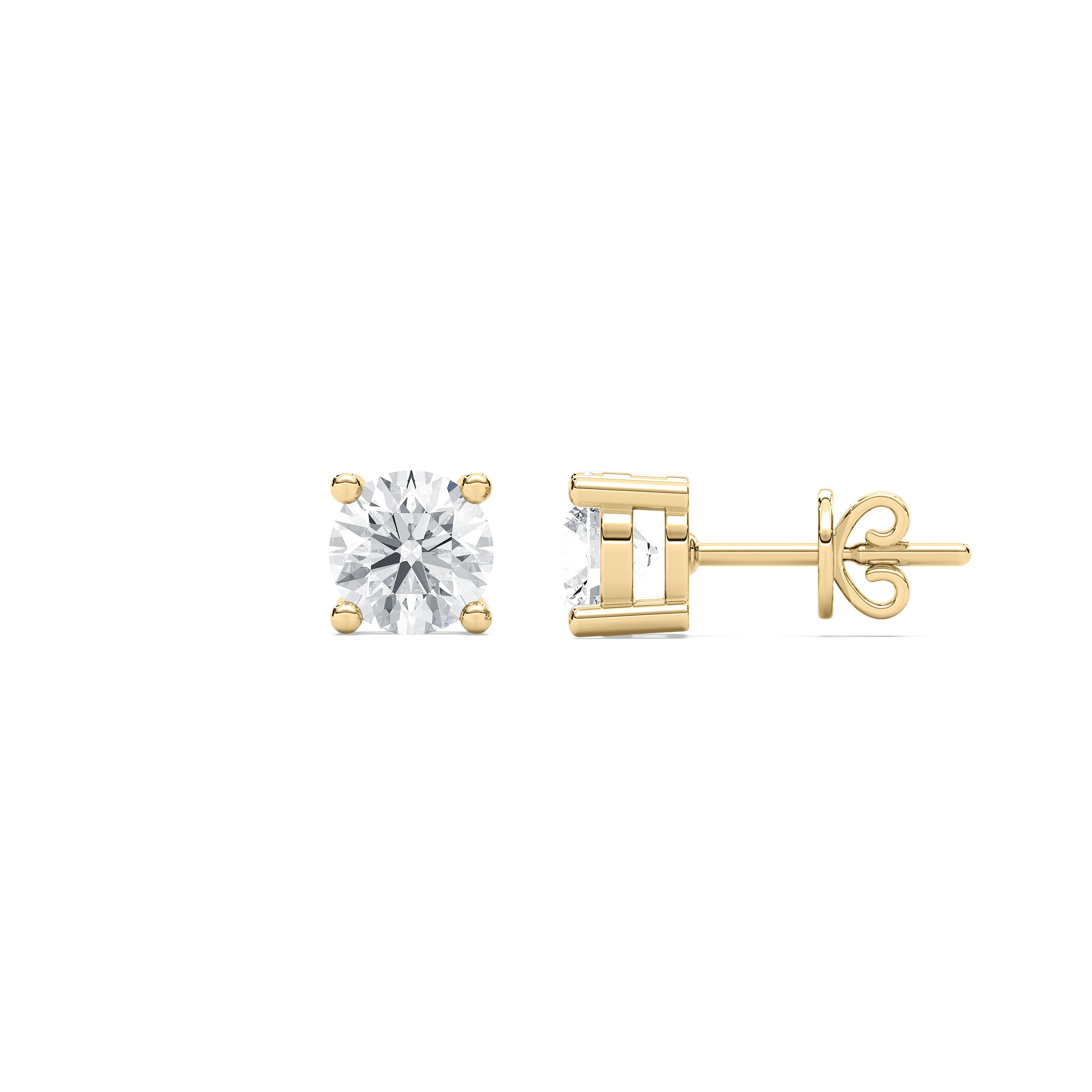 1.50 Carat Round Diamond Dearly Stud Earring