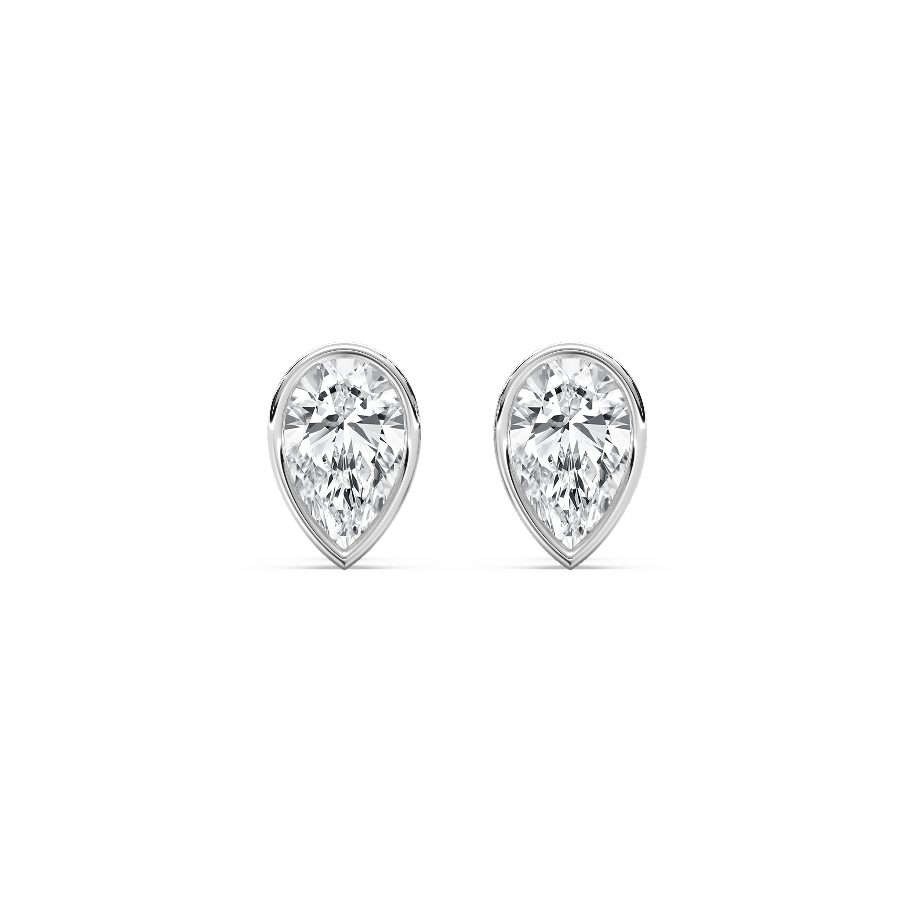 0.50 Carat Pear Diamond Denirose Stud Earring