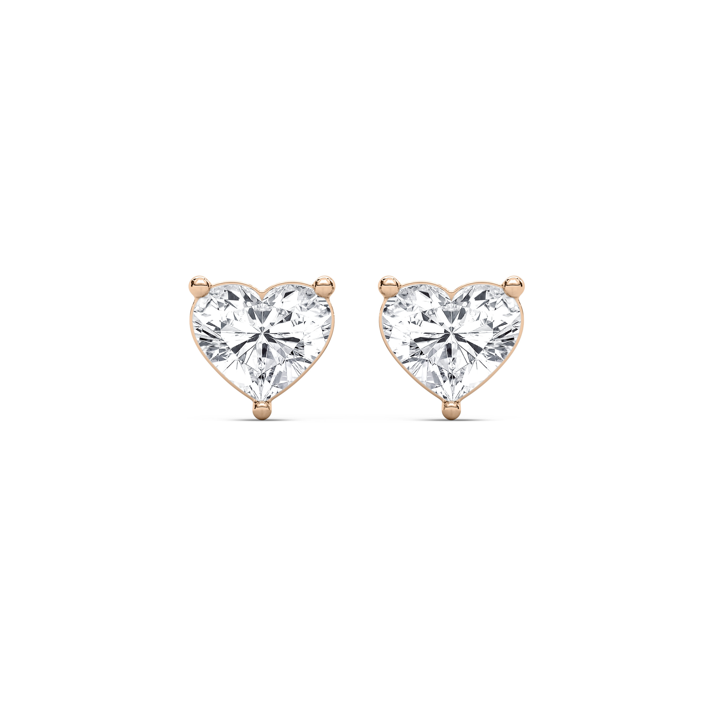2 Carat Heart Diamonds Escencia Stud Earring