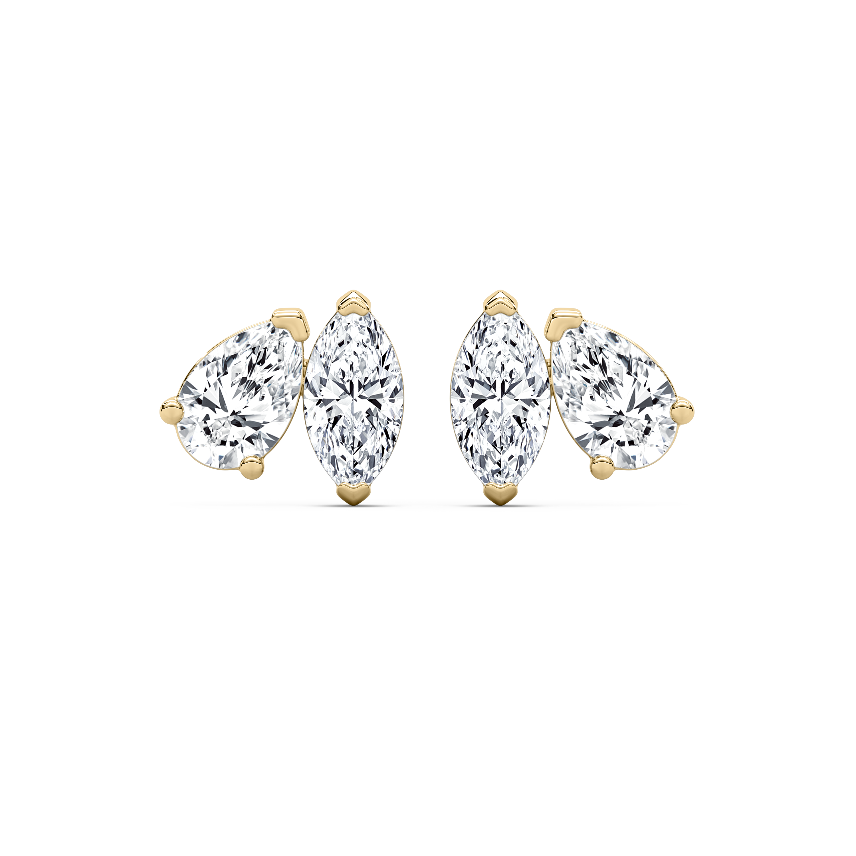 Dainty Dazzle Diamonds Studs Earrings