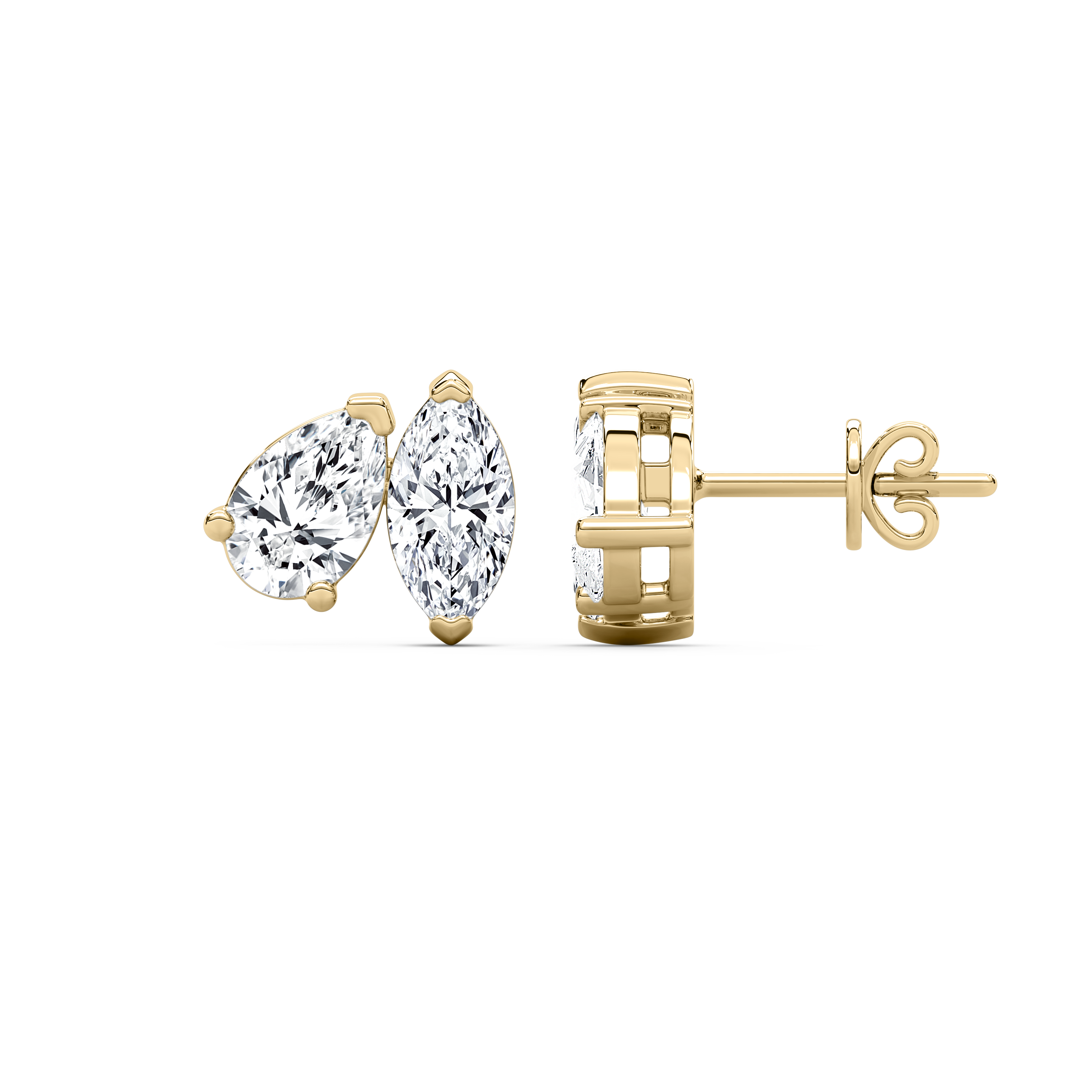 Dainty Dazzle Diamonds Studs Earrings