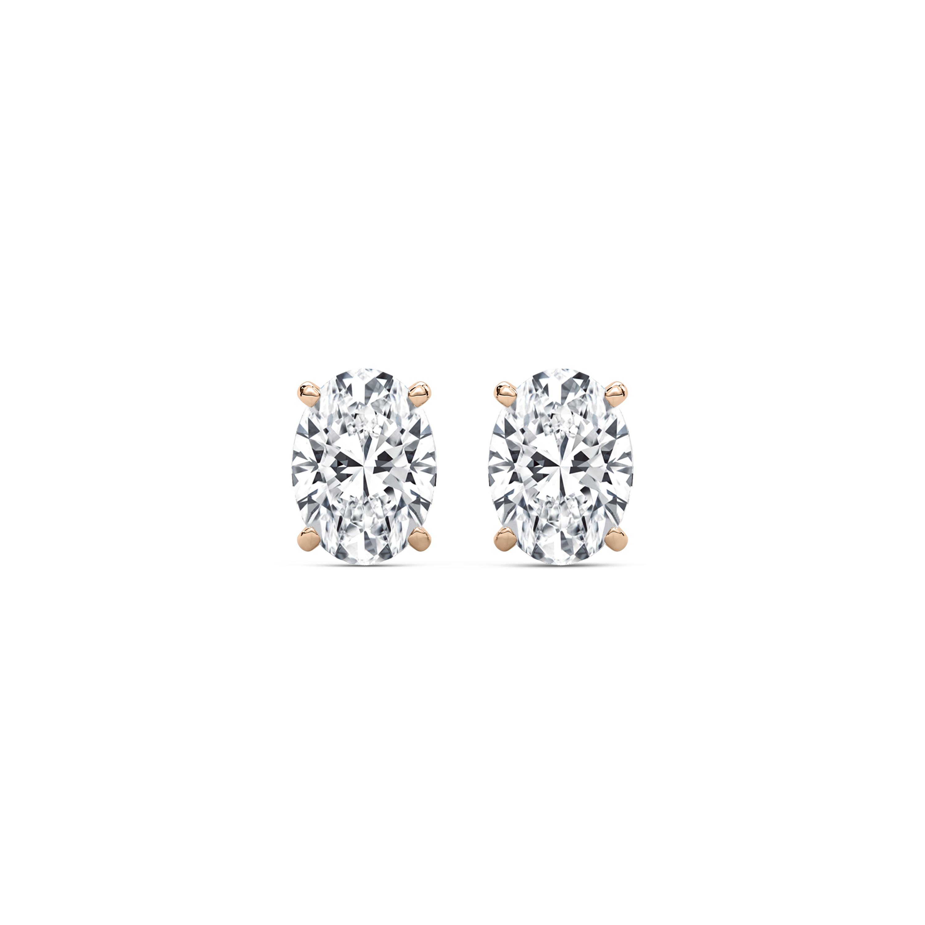 1.50 Carat Oval Diamond Samarah Stud Earring