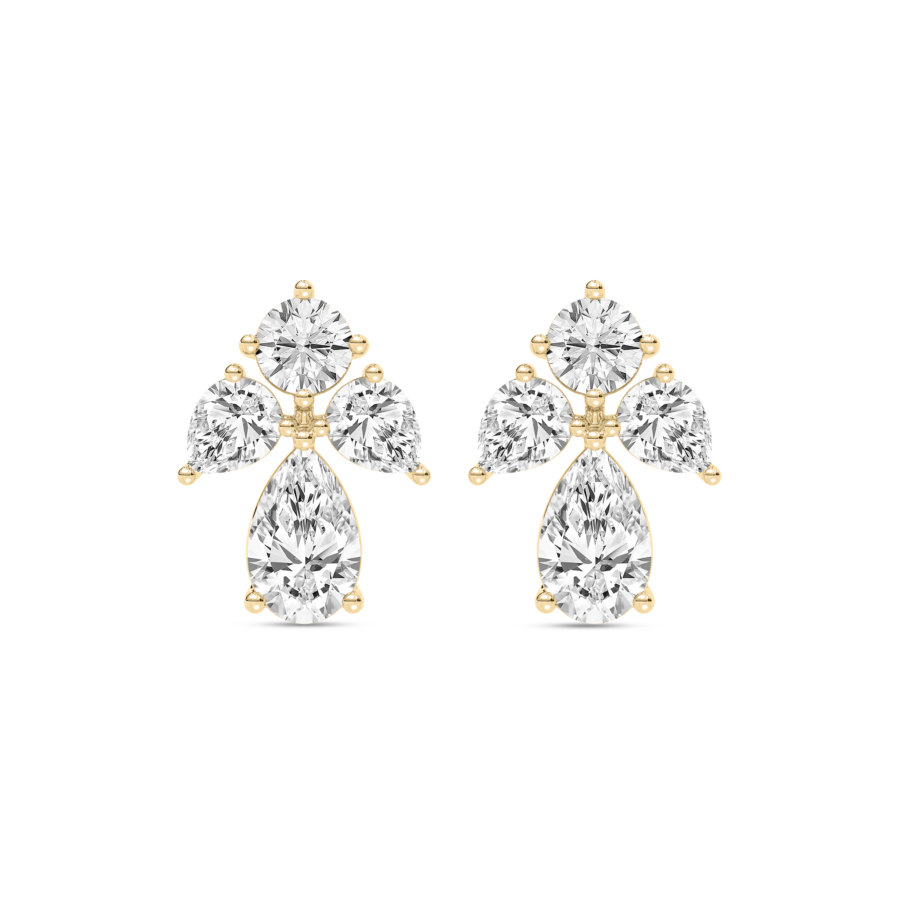 Super Duper Fancy Shapes Studs Earrings