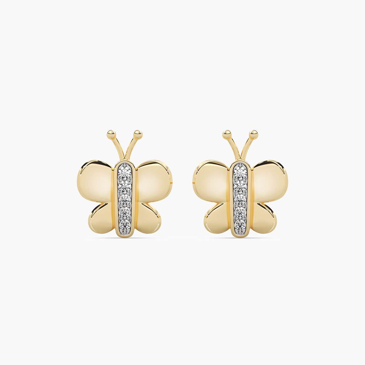 Butterfly Diamond Kids Earring