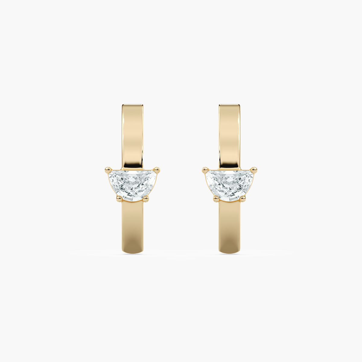 Half Moon Diamond Cuff Earring 