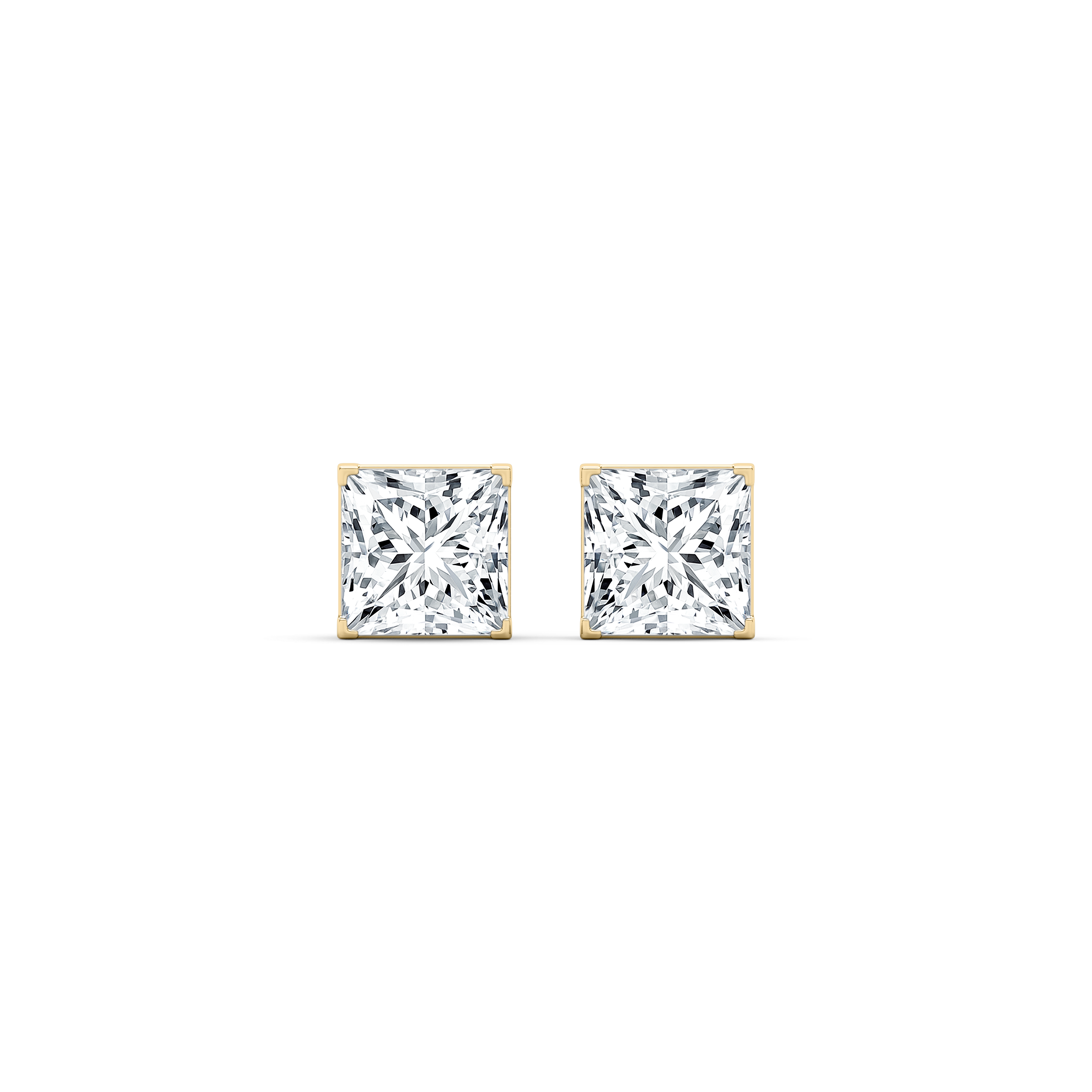 2 Carat Princess Diamond Valente Stud Earring