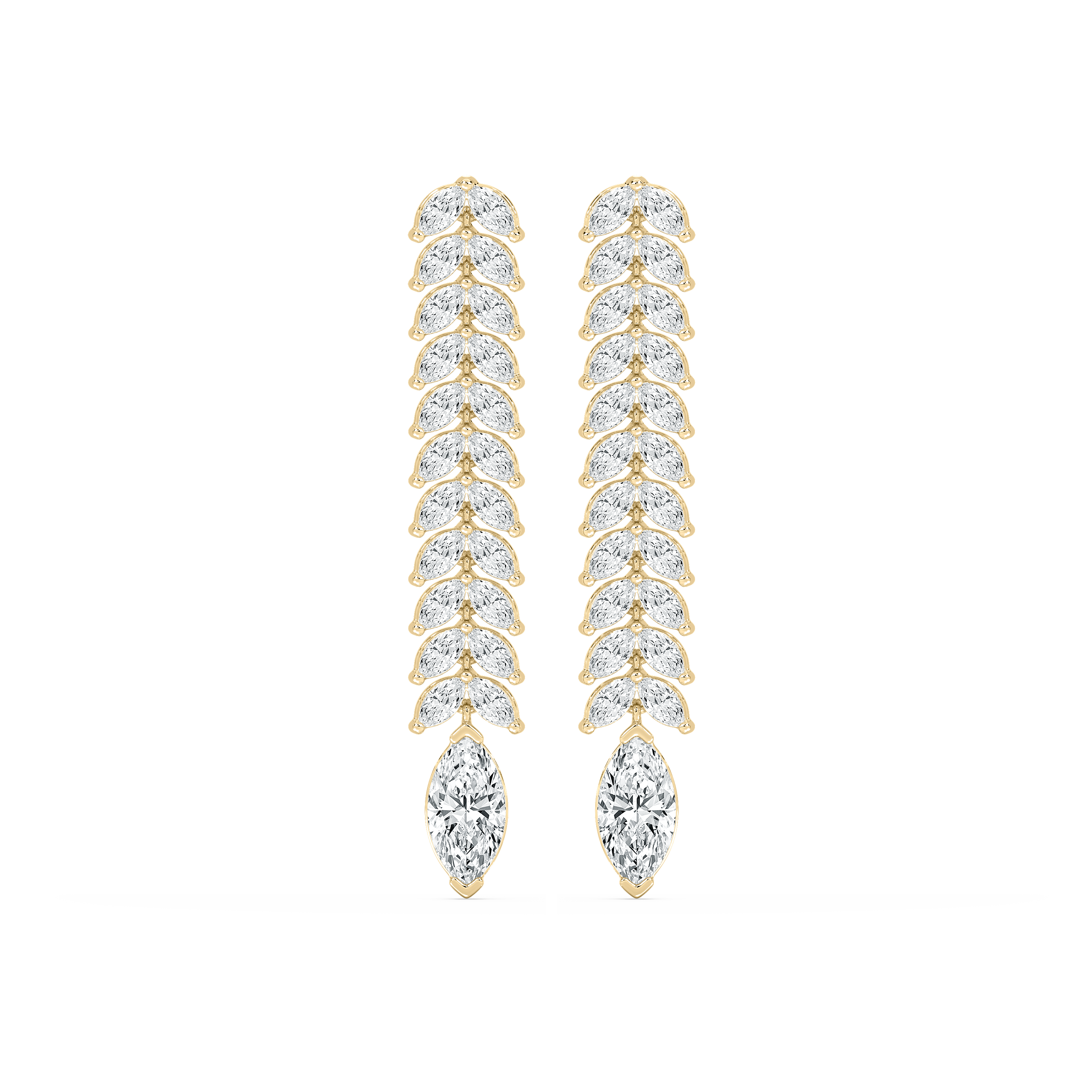 Marquise Diamonds Catalina Drop Earring