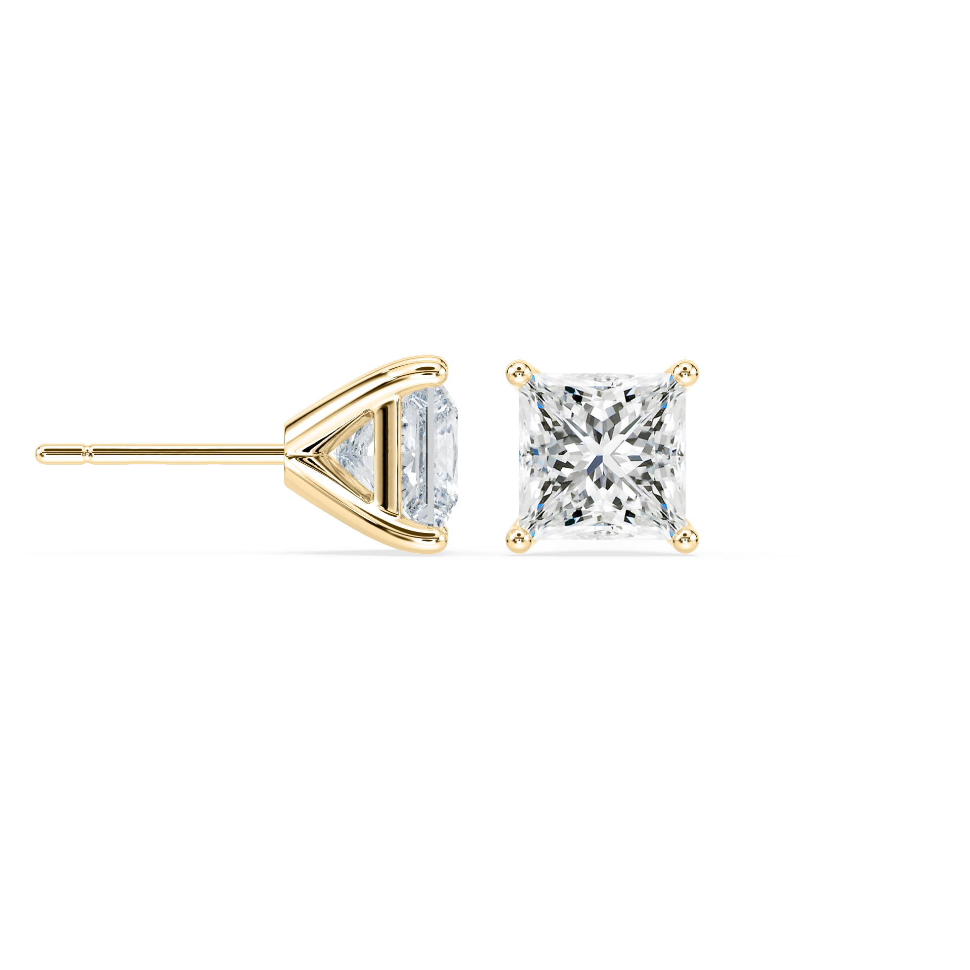 0.5 Carat Princess Diamond Avnita Stud Earring