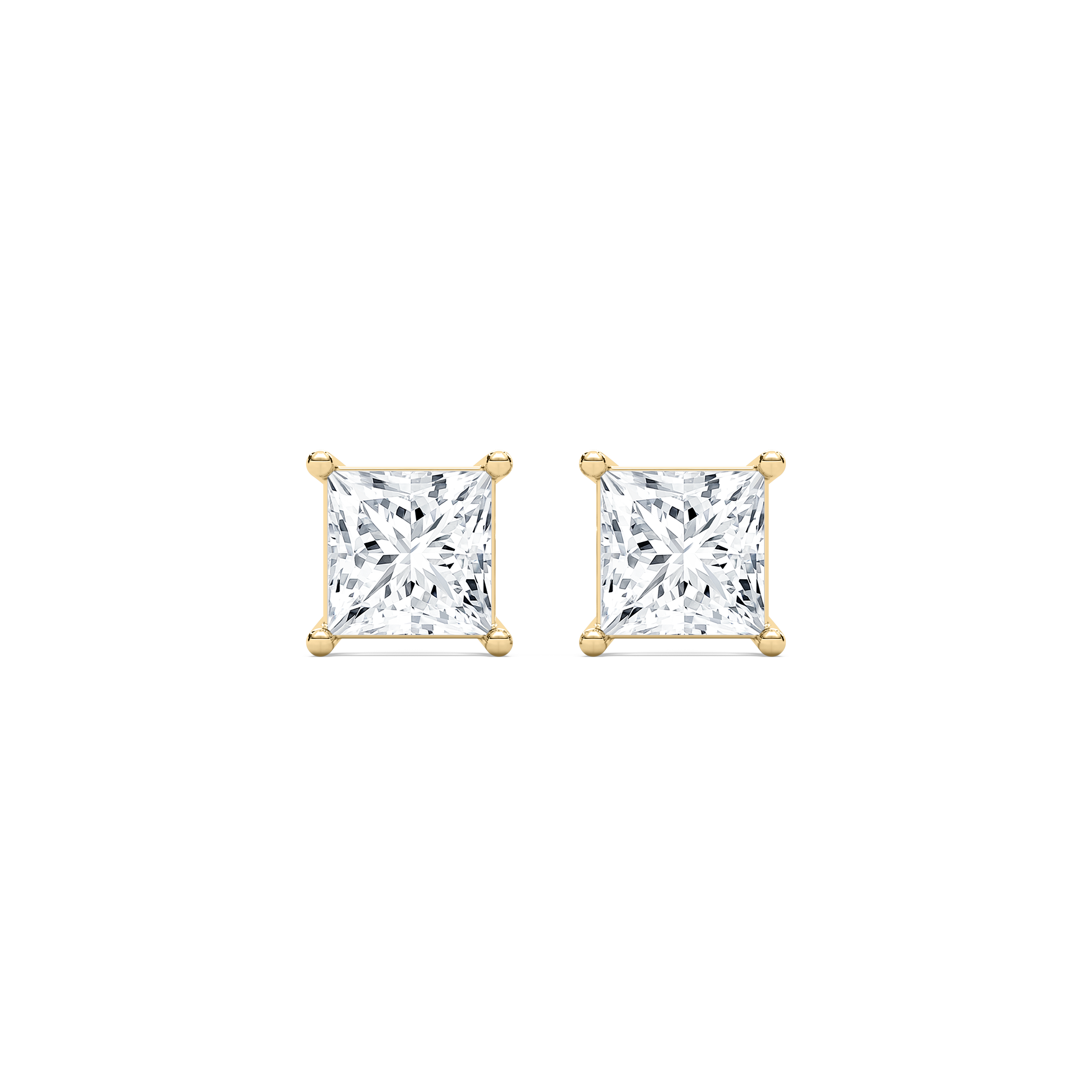 1 Carat Princess Diamond Auretta Stud Earring