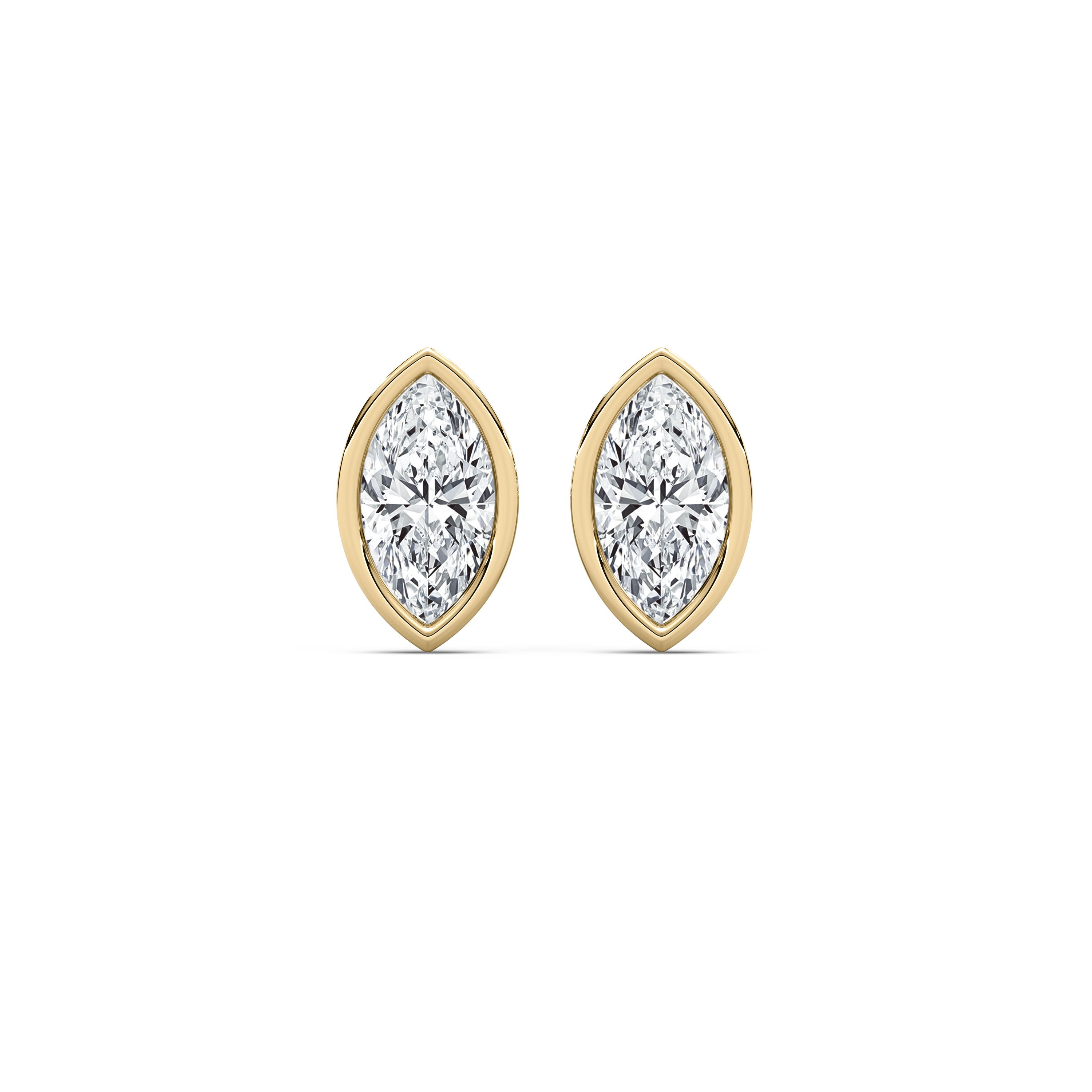 3 Carat Marquise Diamond Vivant Stud Earring