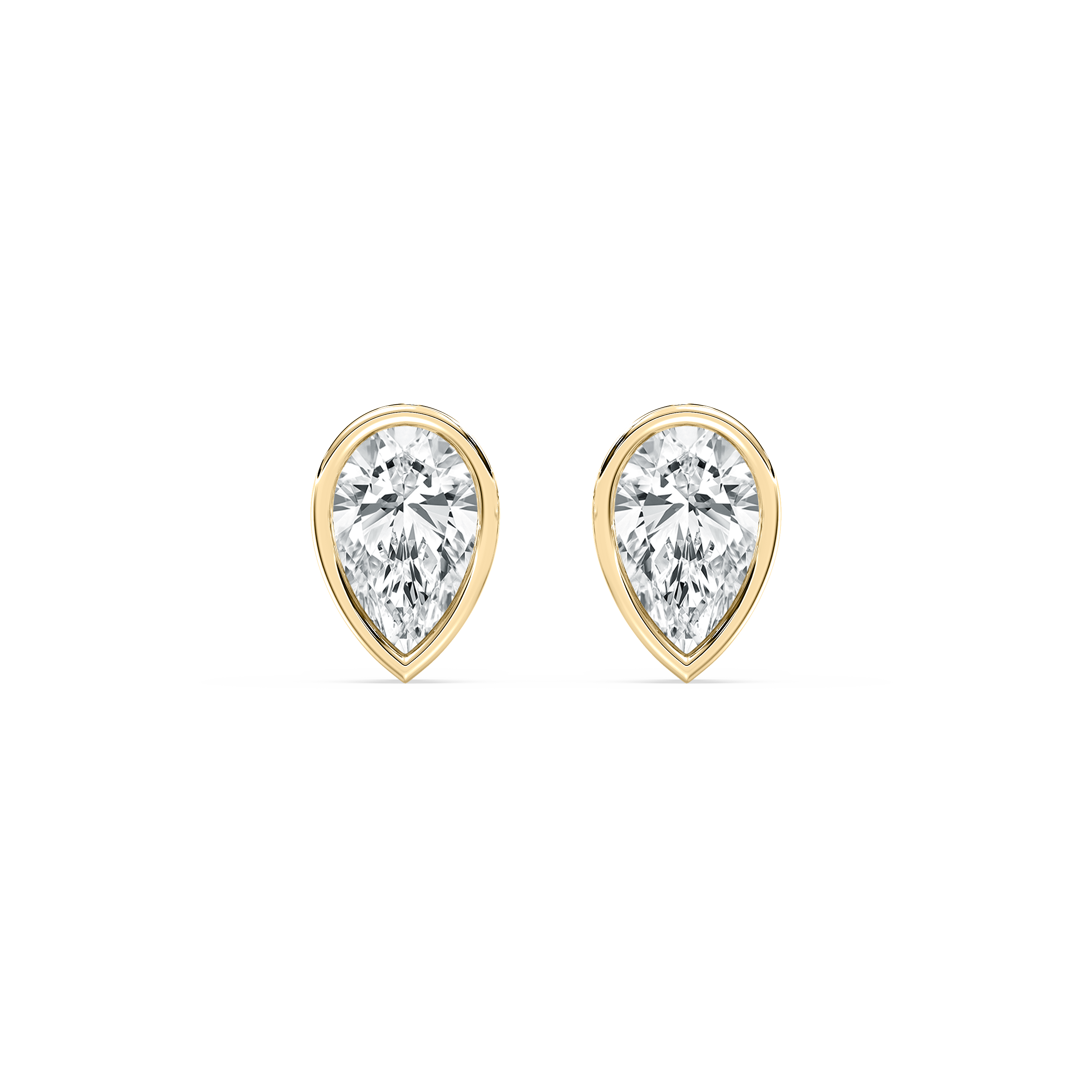 2 Carat Pear Diamond Maliha Stud Earring