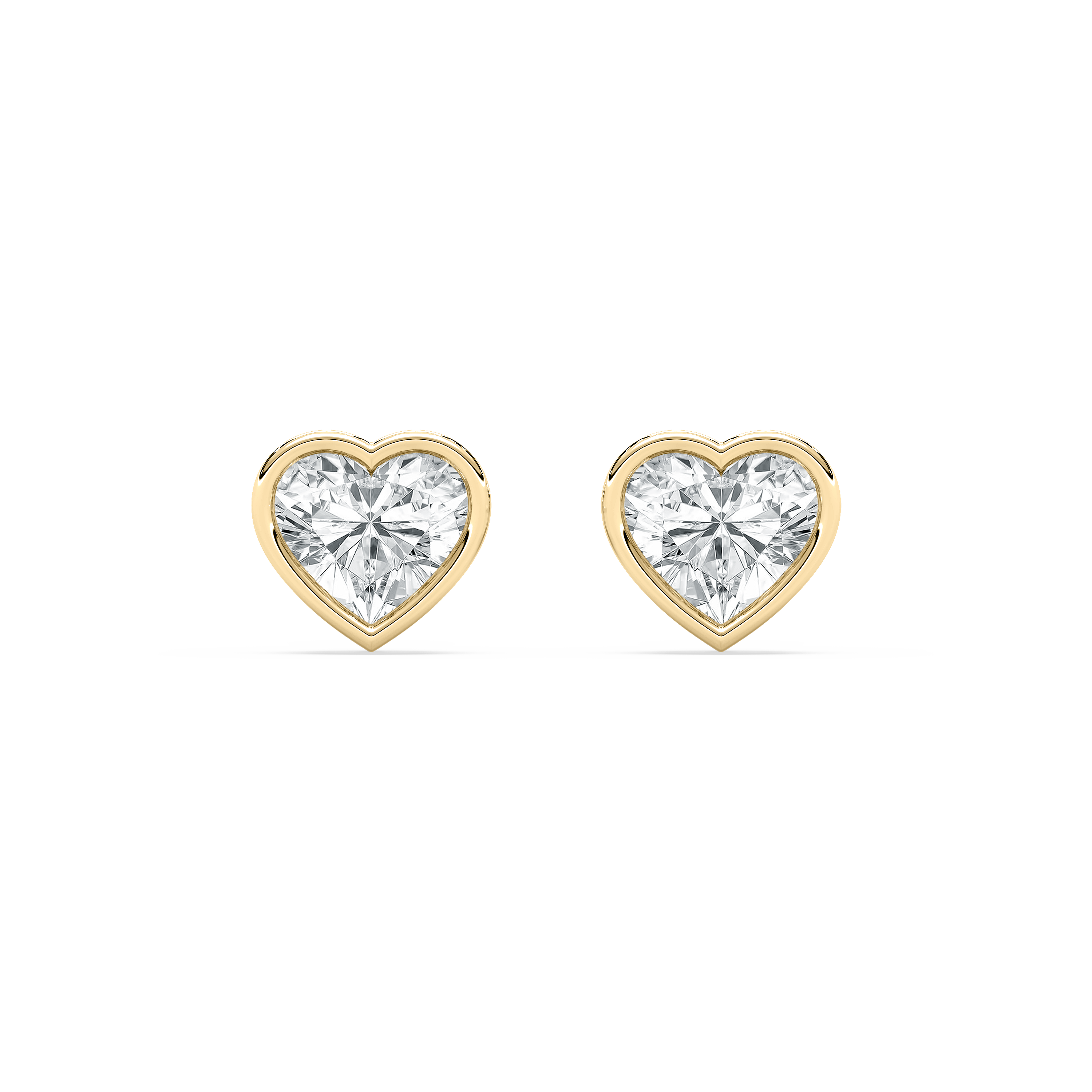 2 Carat Heart Diamond Stacie Stud Earring