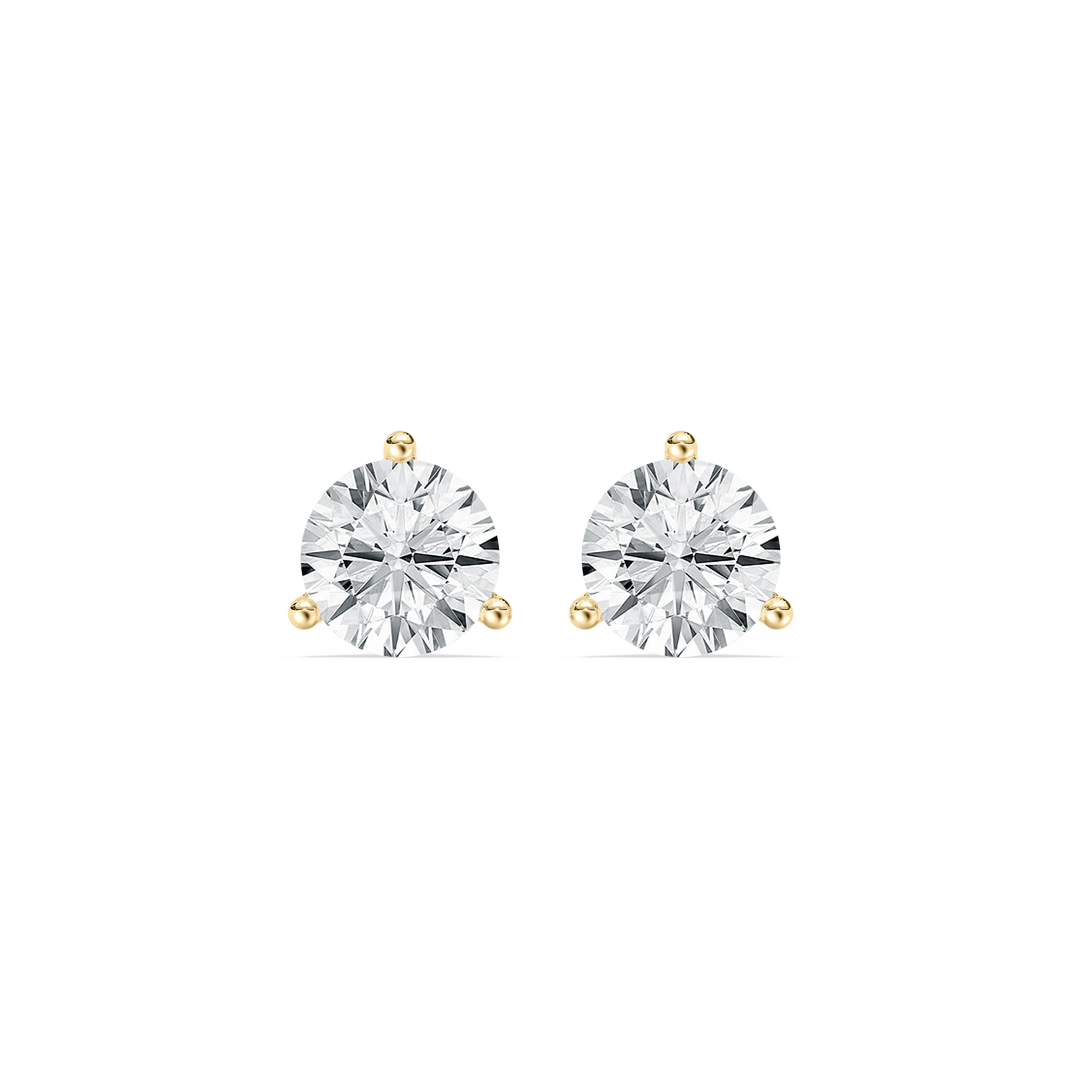 Round Diamond Letizia Stud Earring