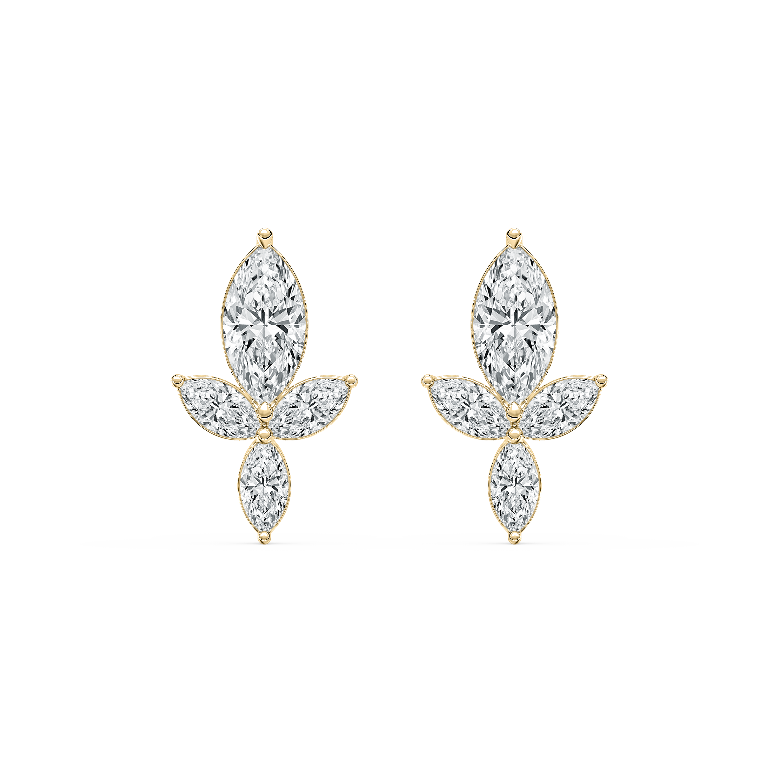 1.60 Carat Marquise Diamond Tawnie Stud Earring