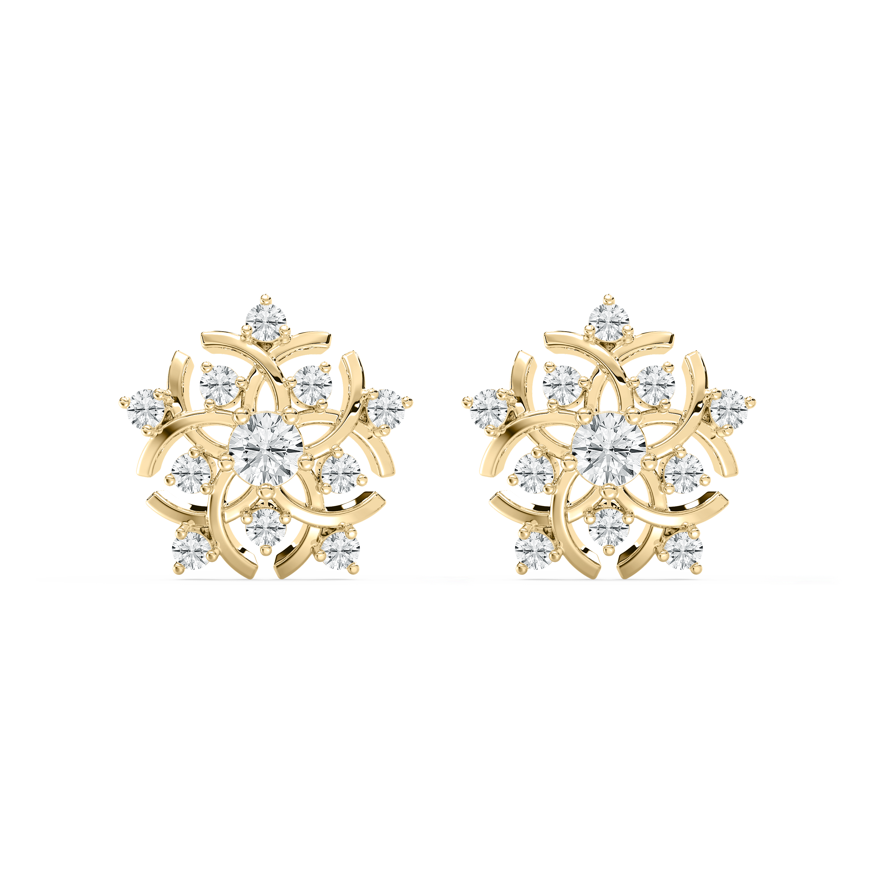 Round Diamond Jyotsana Stud Earring