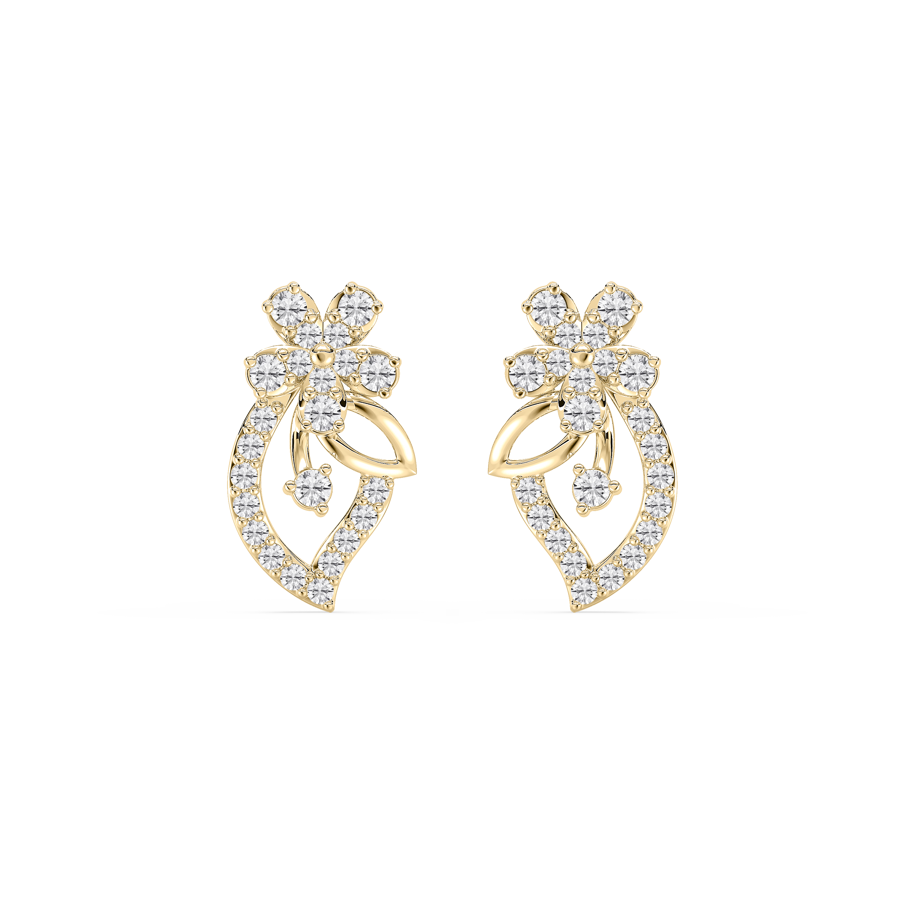 Round Diamond Geltrude Fashion Earring