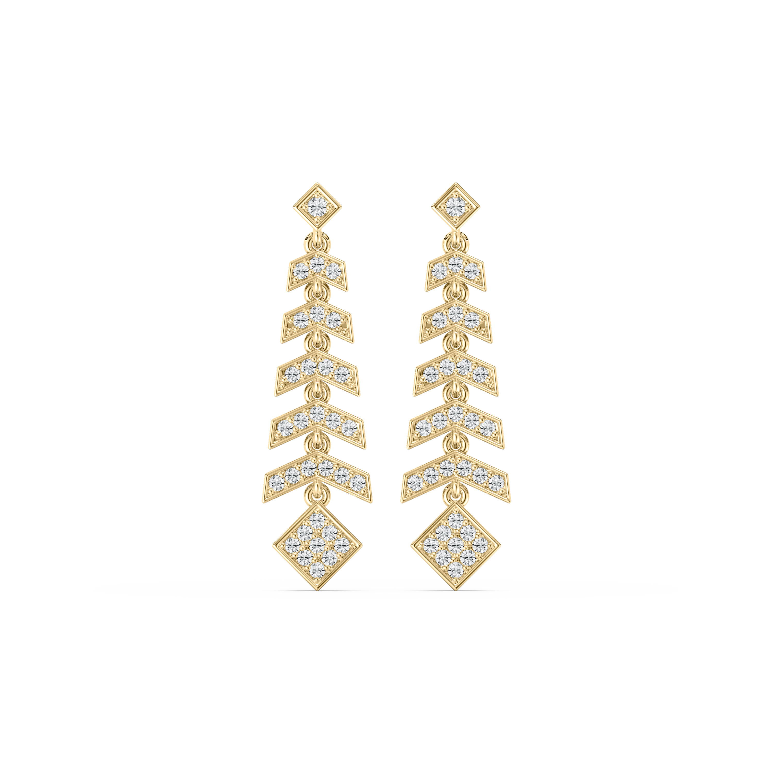 0.50 Carat Round Diamond Cordelia Dangler Earring