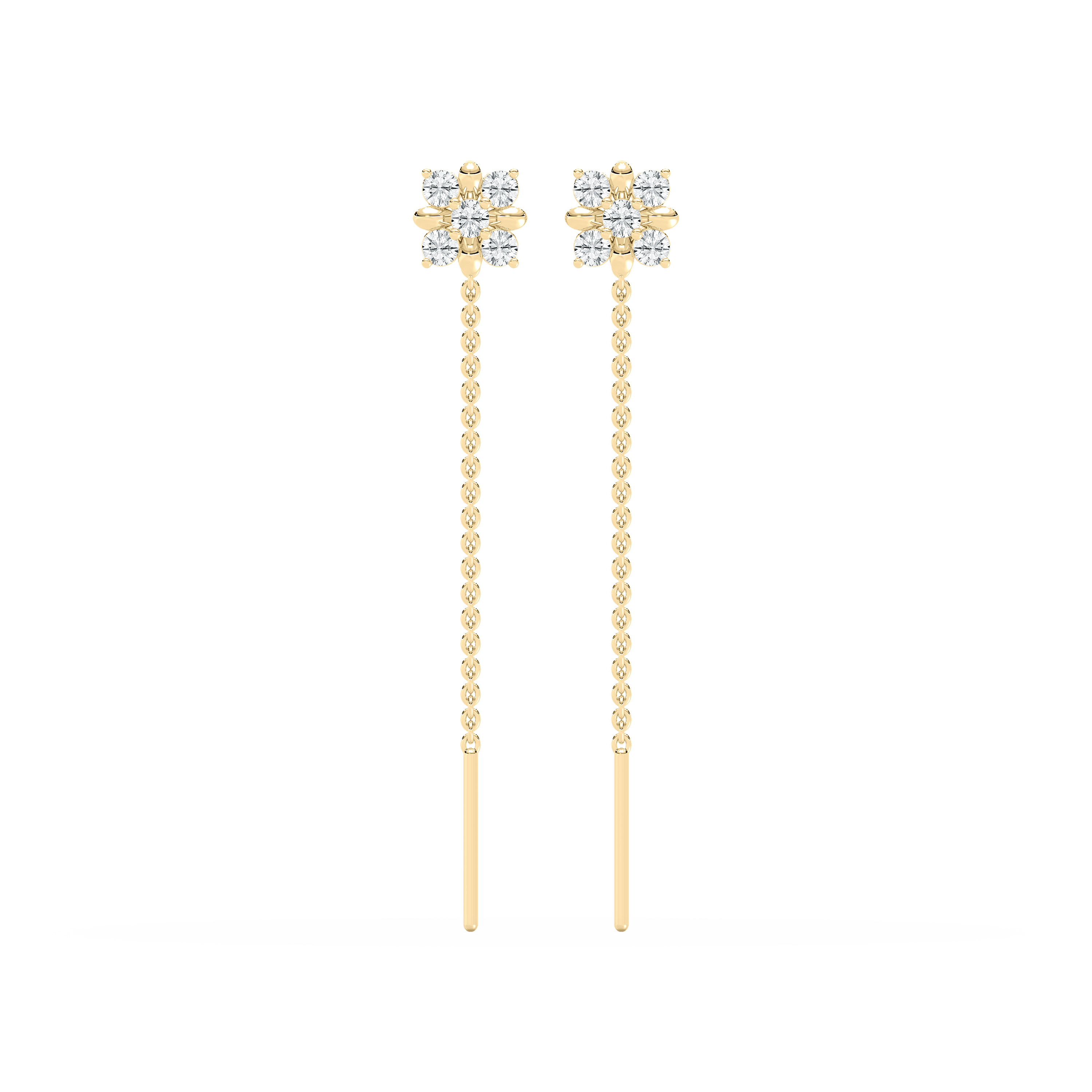 Round Diamond JOLLTY Sui Dhaga Earring 