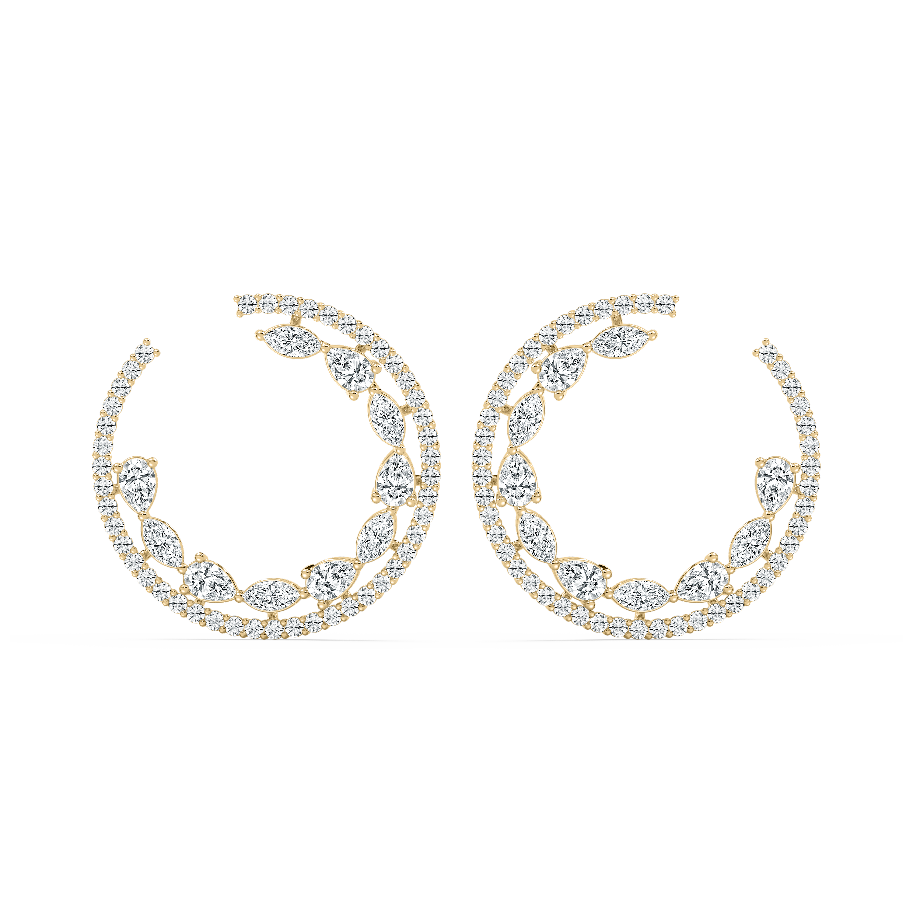 2 Carat Multi Shape Diamond Cahya Fashion Earring 