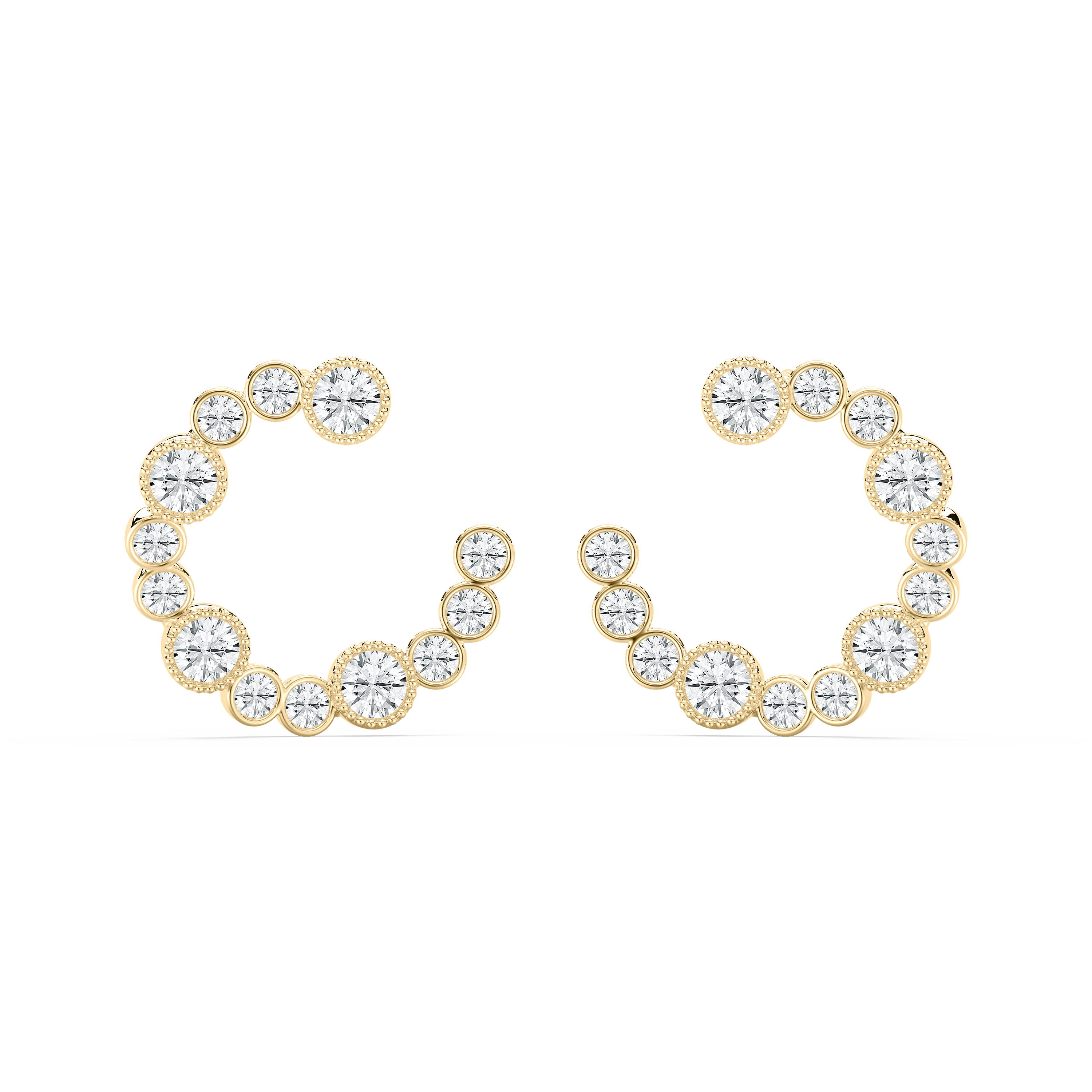 1.50 Carat Round Diamond Moony Fashion Earring 