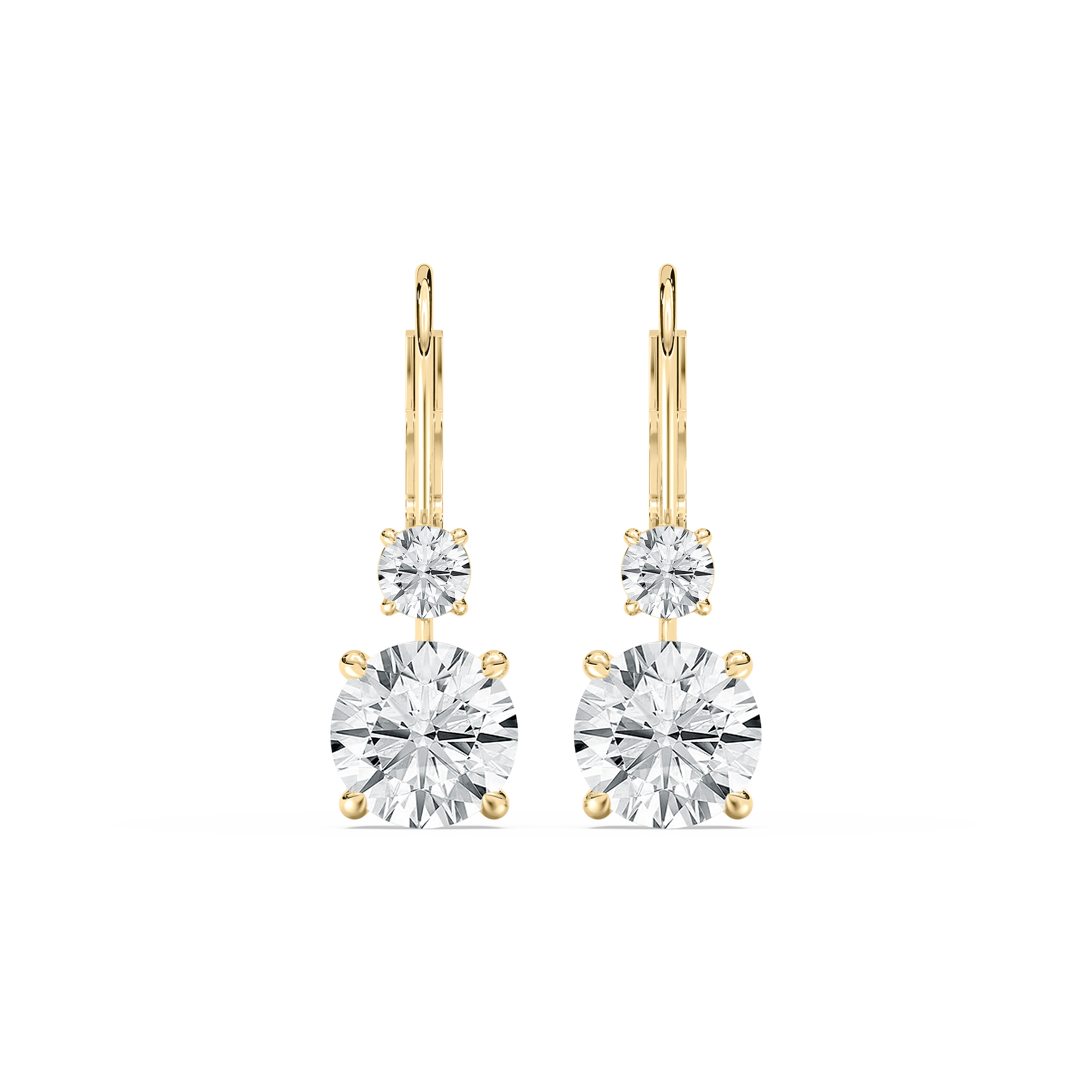 Round Shape Diamond Criss Hoops And Balis