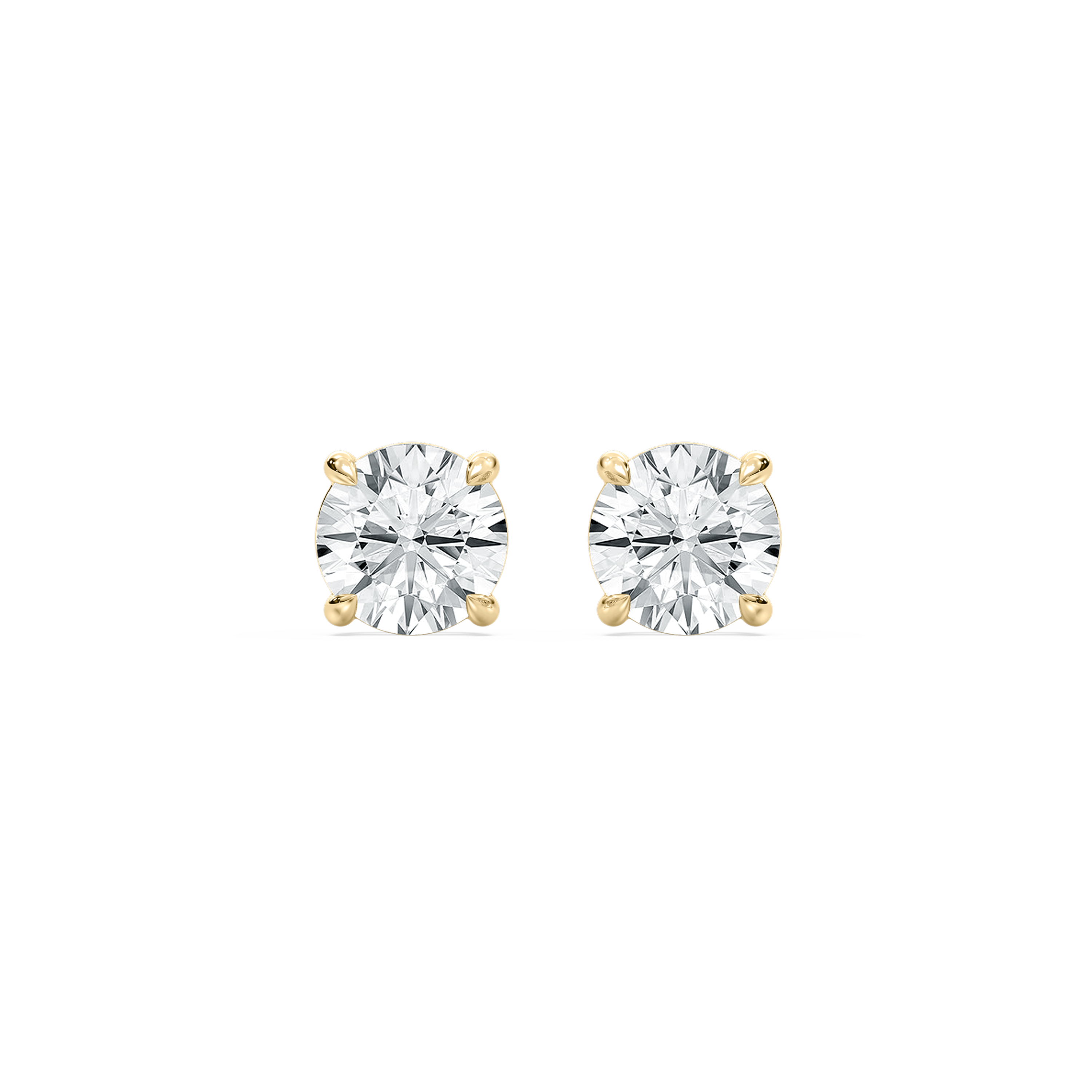 4 Carat Round Diamond Jaicee Stud Earring